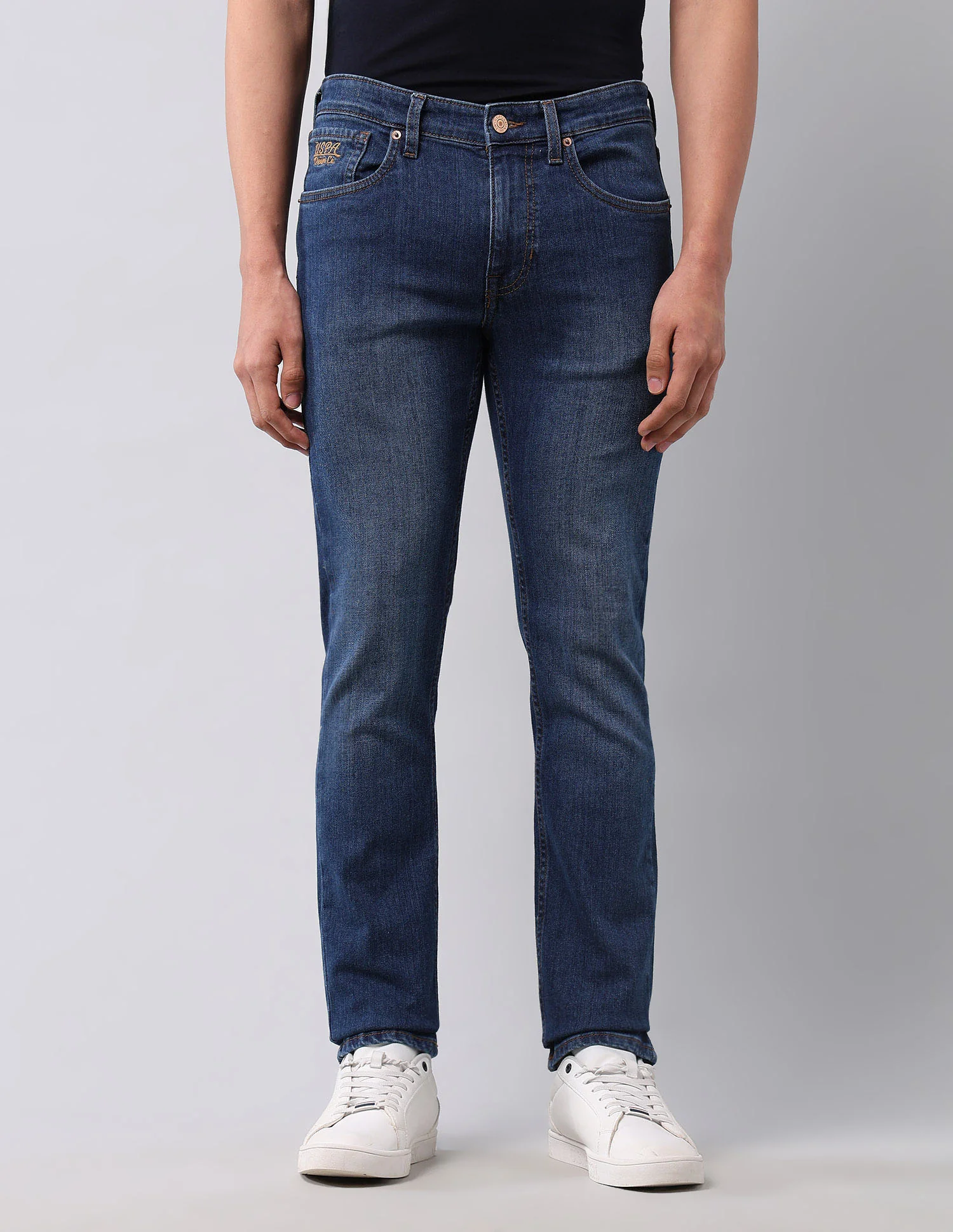 Regallo Skinny Fit Blue Jeans - Image 6