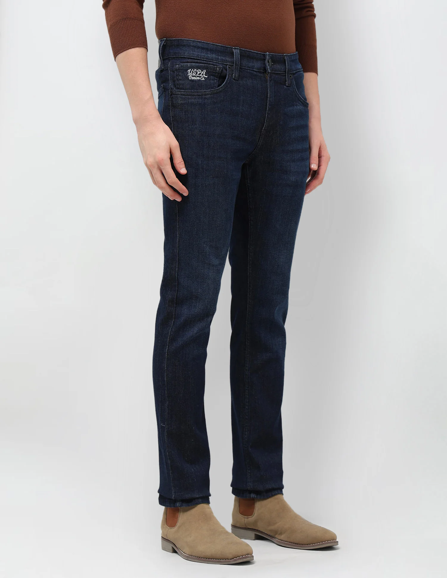 Regallo Skinny Fit Blue Jeans - Image 4