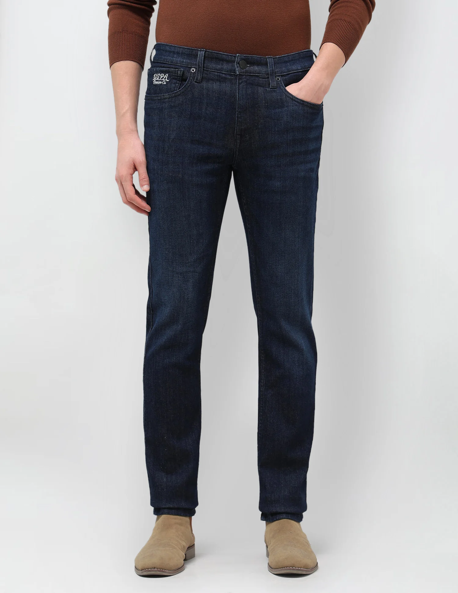 Regallo Skinny Fit Blue Jeans - Image 6
