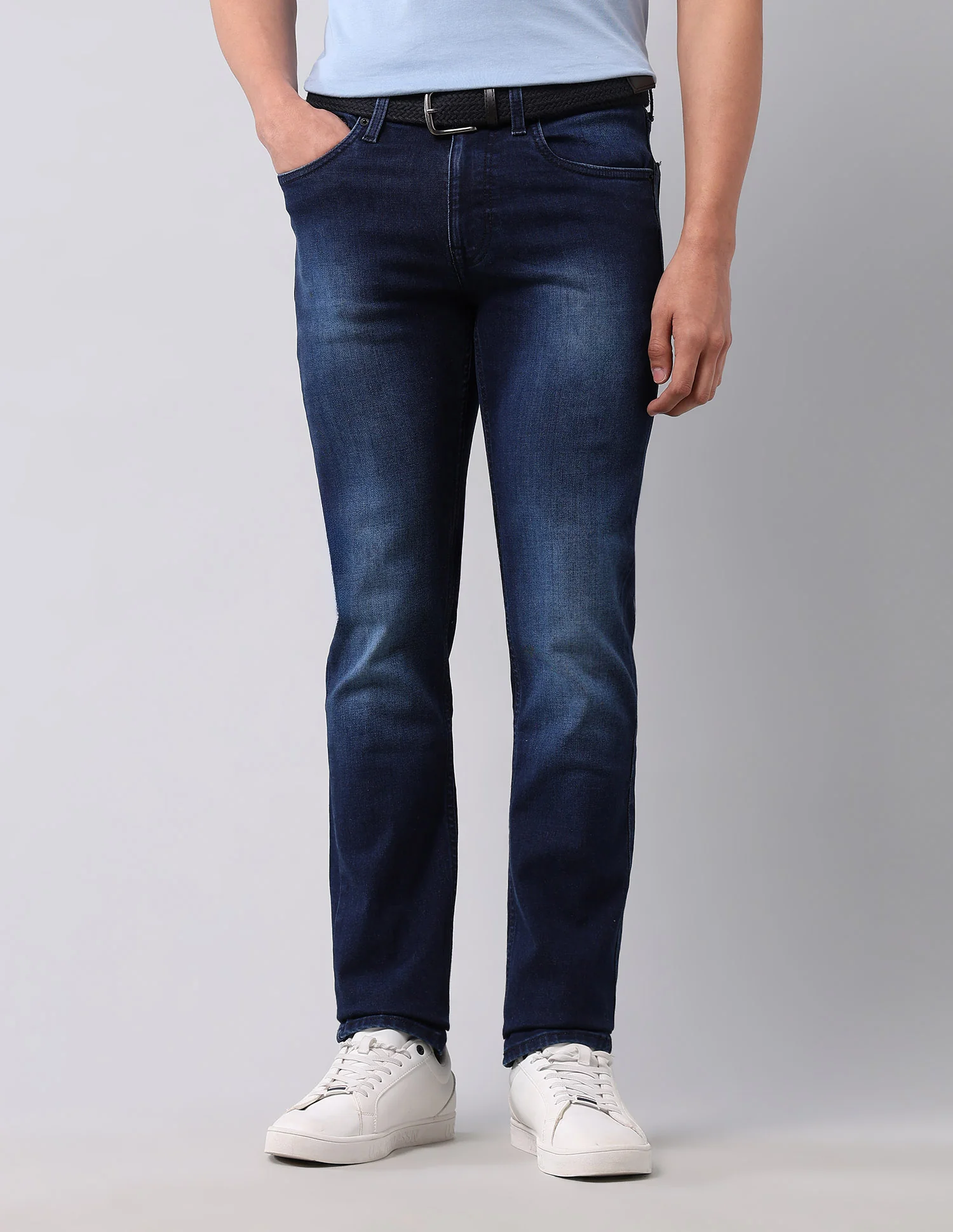 Regallo Skinny Fit Blue Jeans