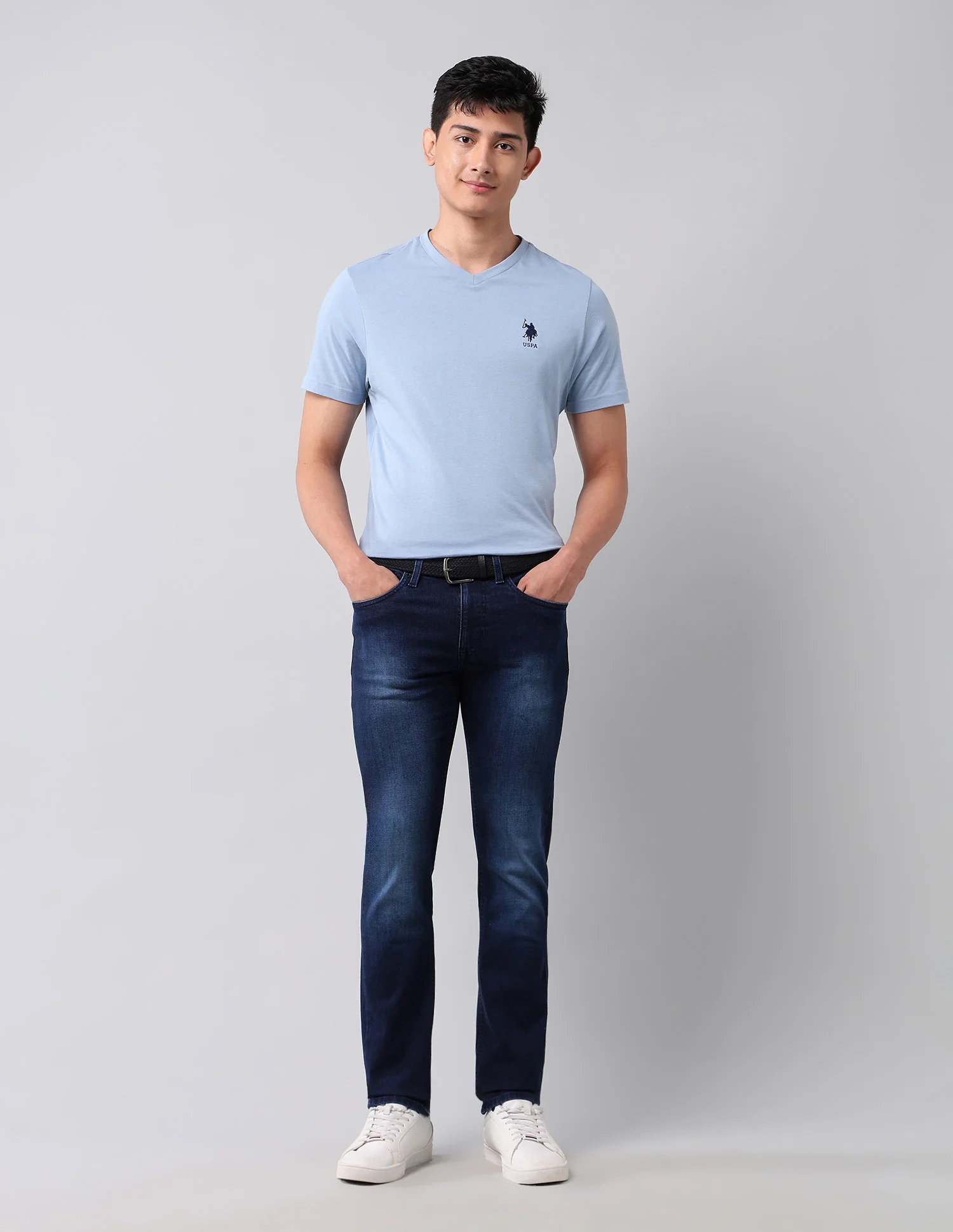 Regallo Skinny Fit Blue Jeans - Image 3