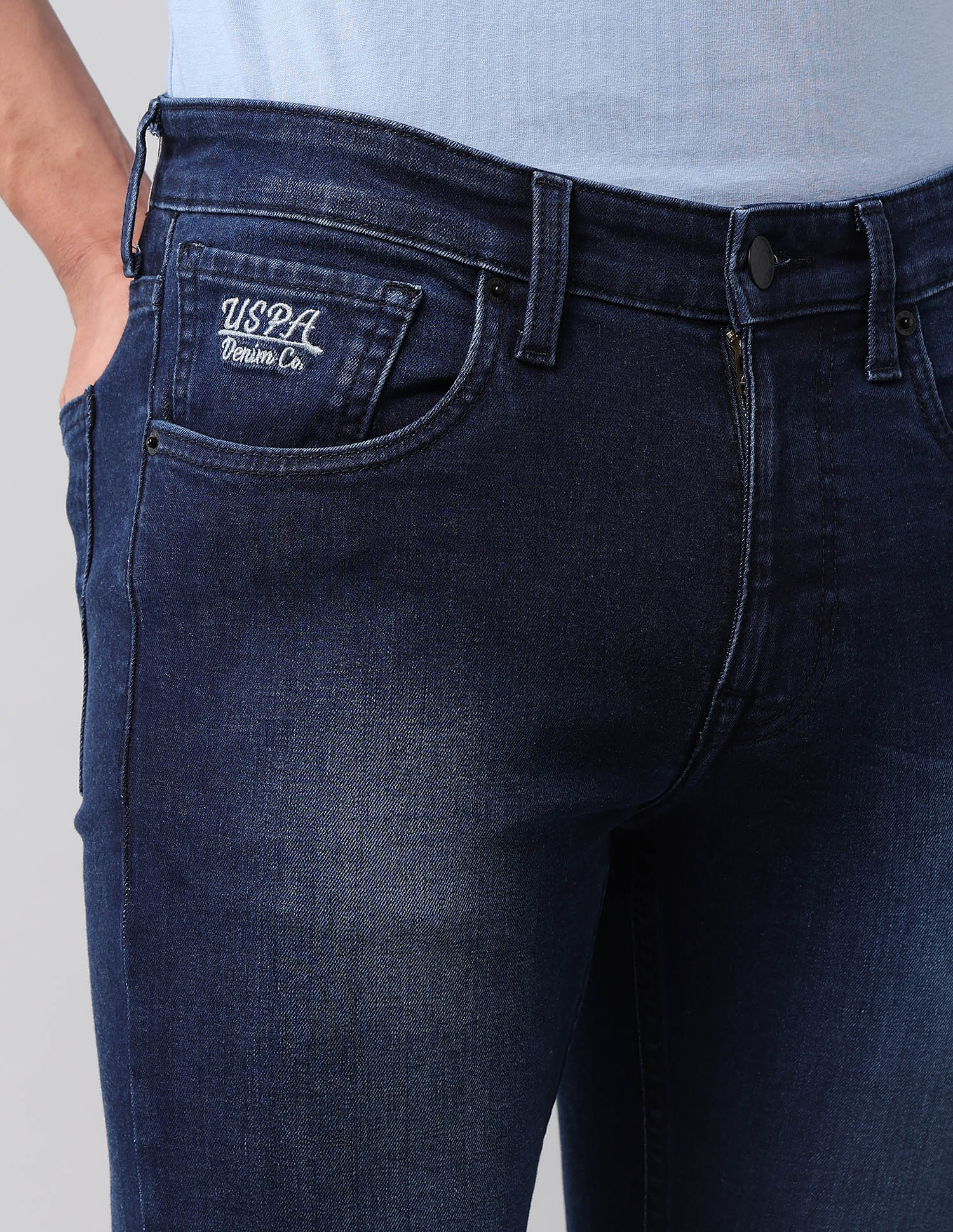 Regallo Skinny Fit Blue Jeans - Image 7