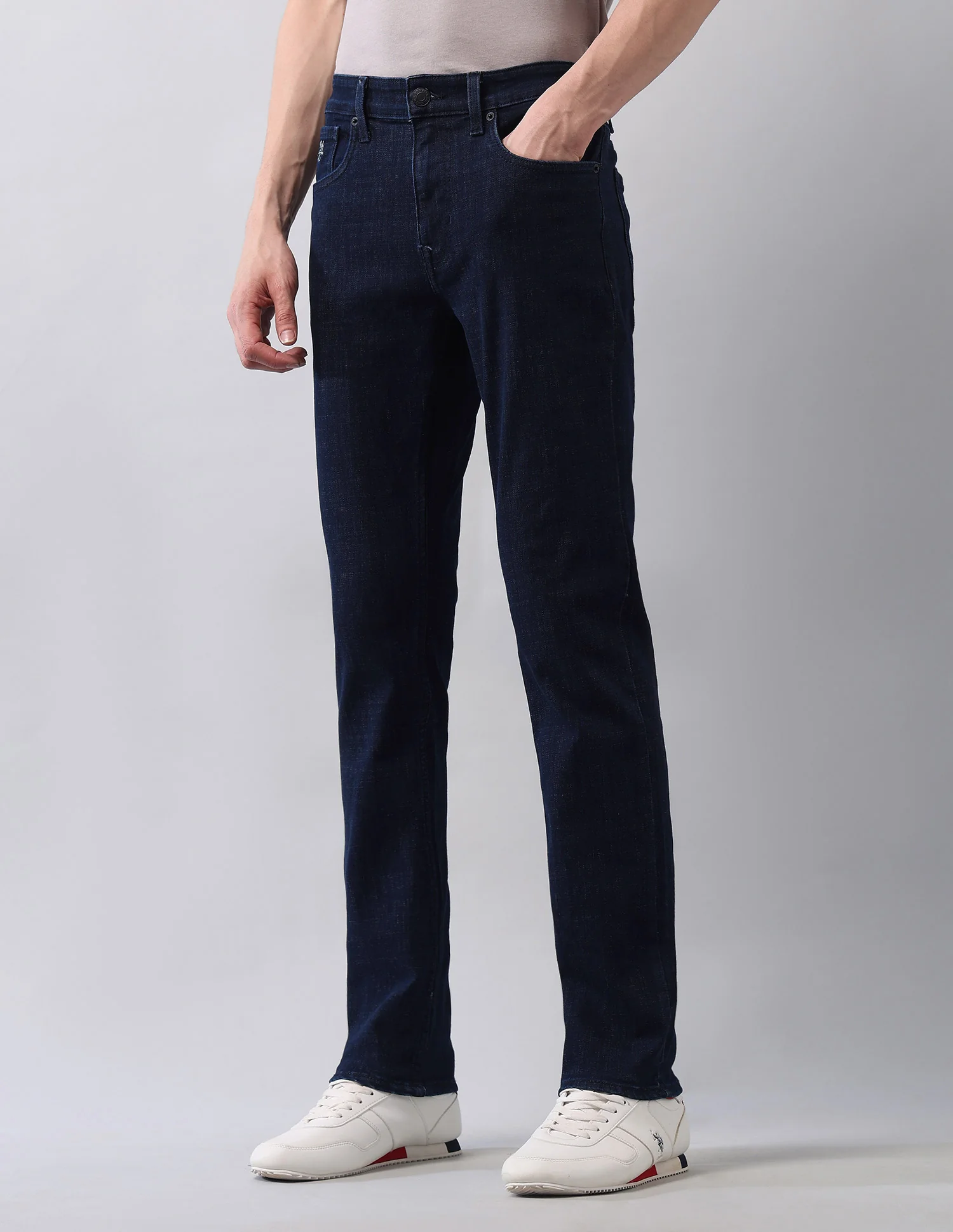 Regallo Skinny Fit Blue Jeans - Image 4