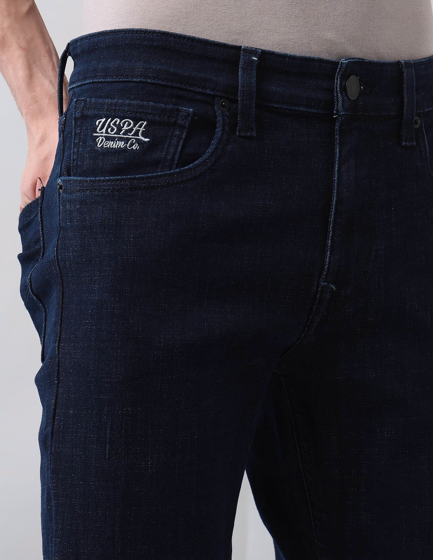 Regallo Skinny Fit Blue Jeans - Image 7