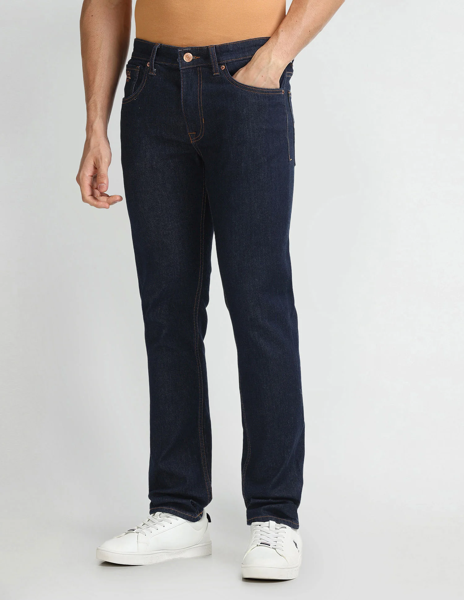 Regallo Skinny Fit Blue Jeans - Image 4