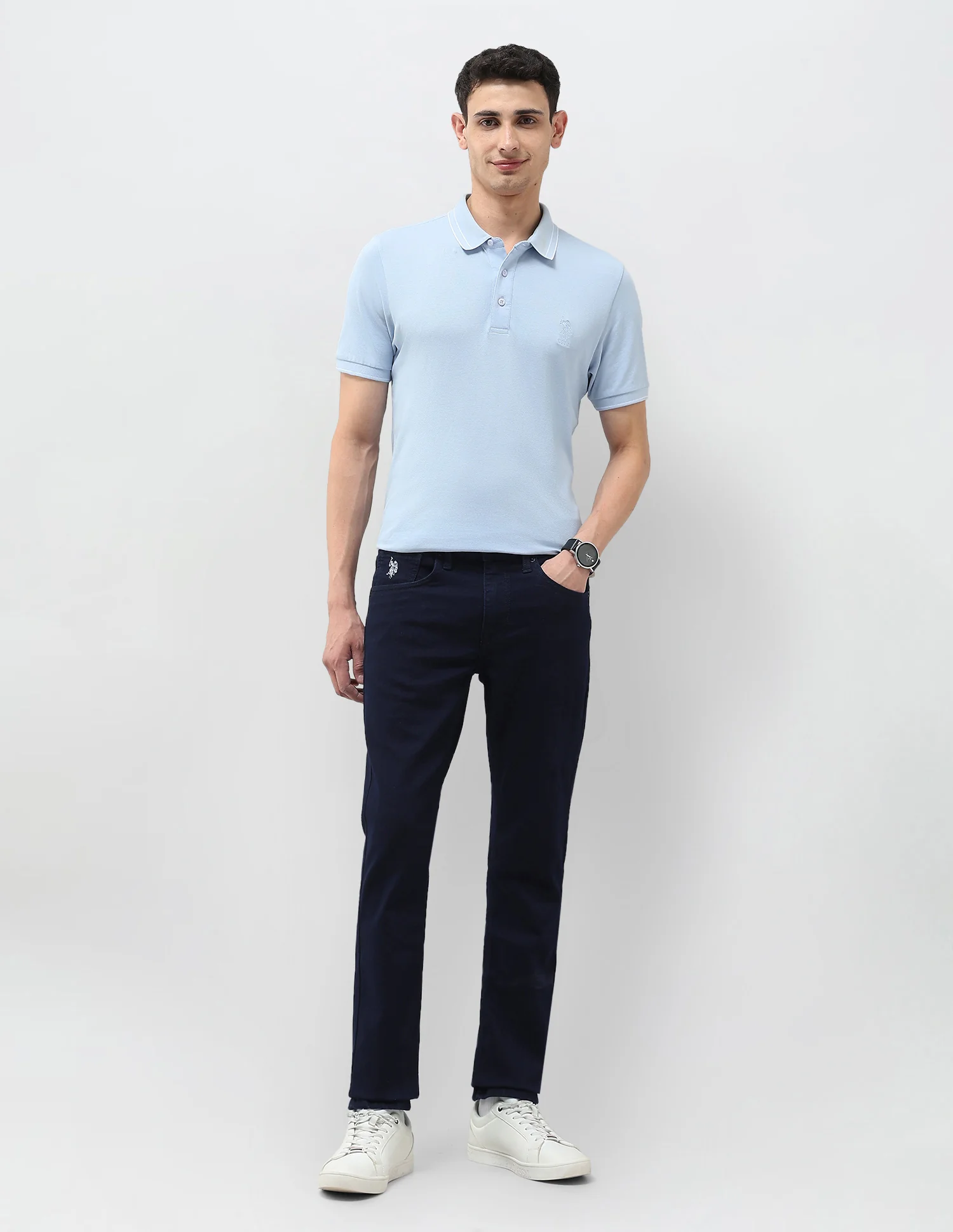 Regallo Skinny Fit Blue Jeans - Image 3
