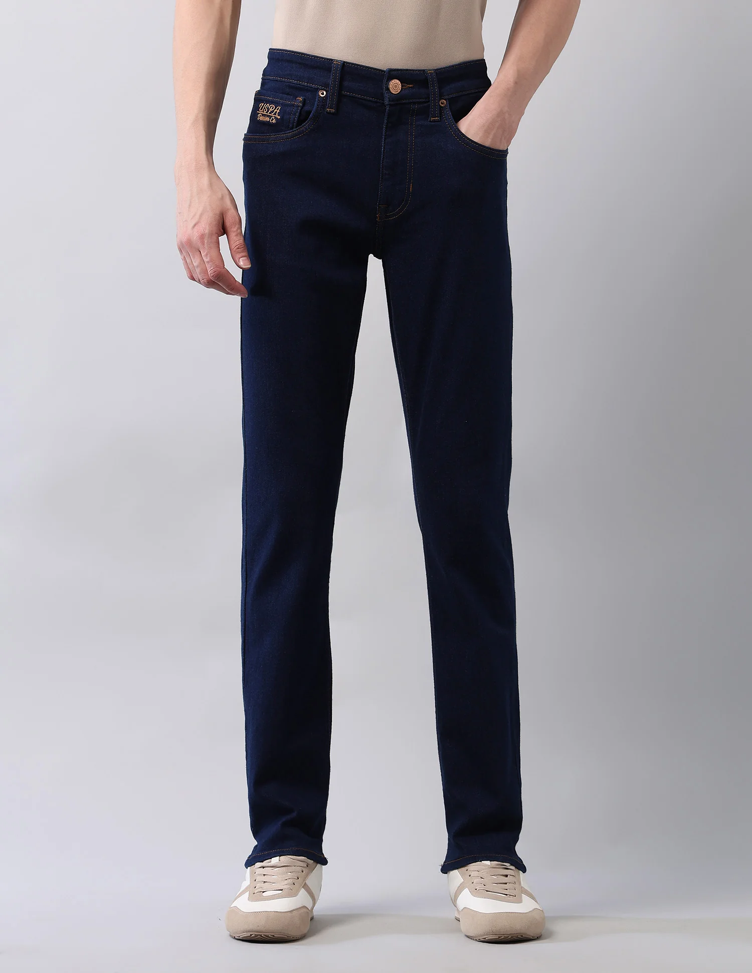 Regallo Skinny Fit Blue Jeans - Image 6