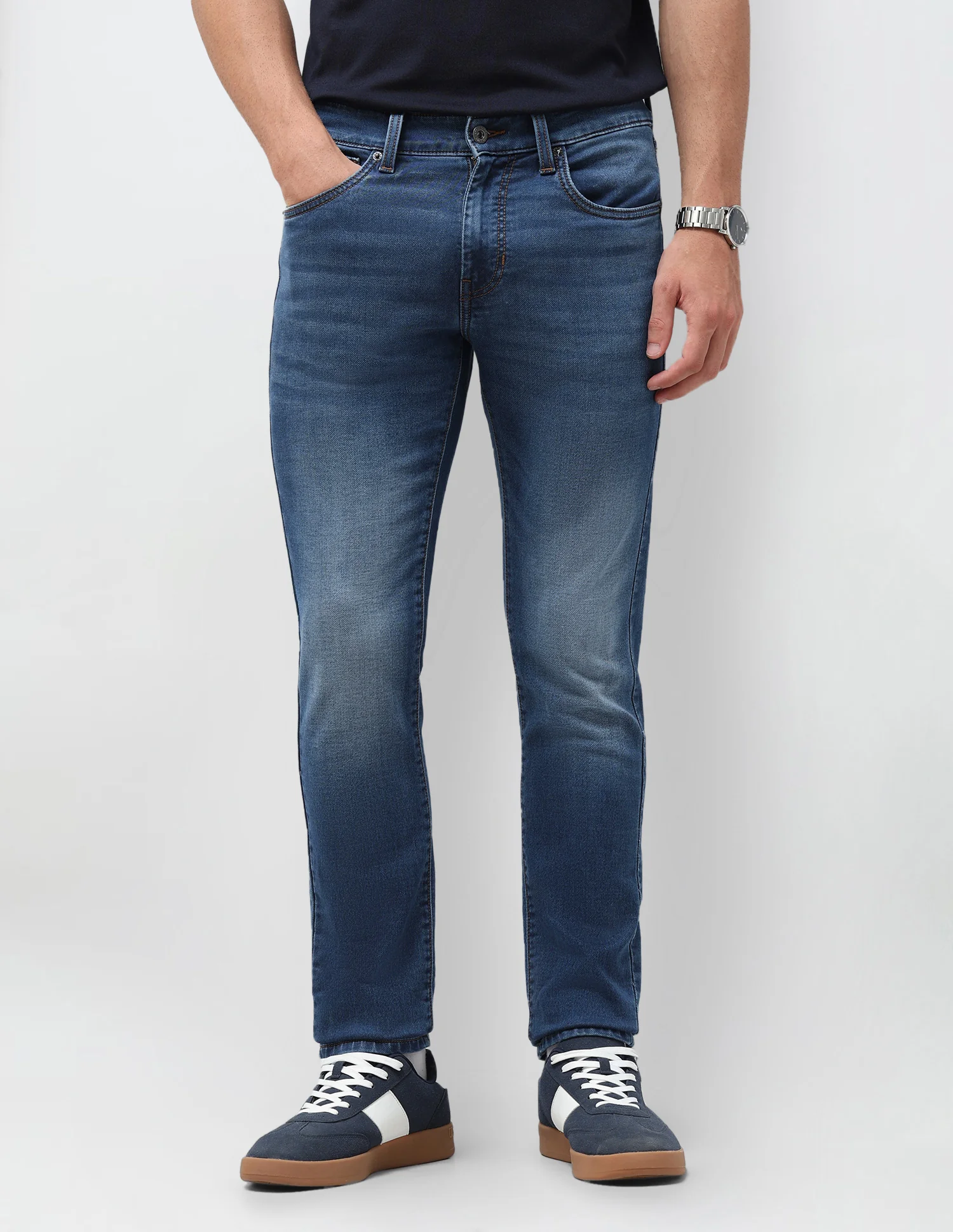 Regallo Skinny Fit Blue Jeans