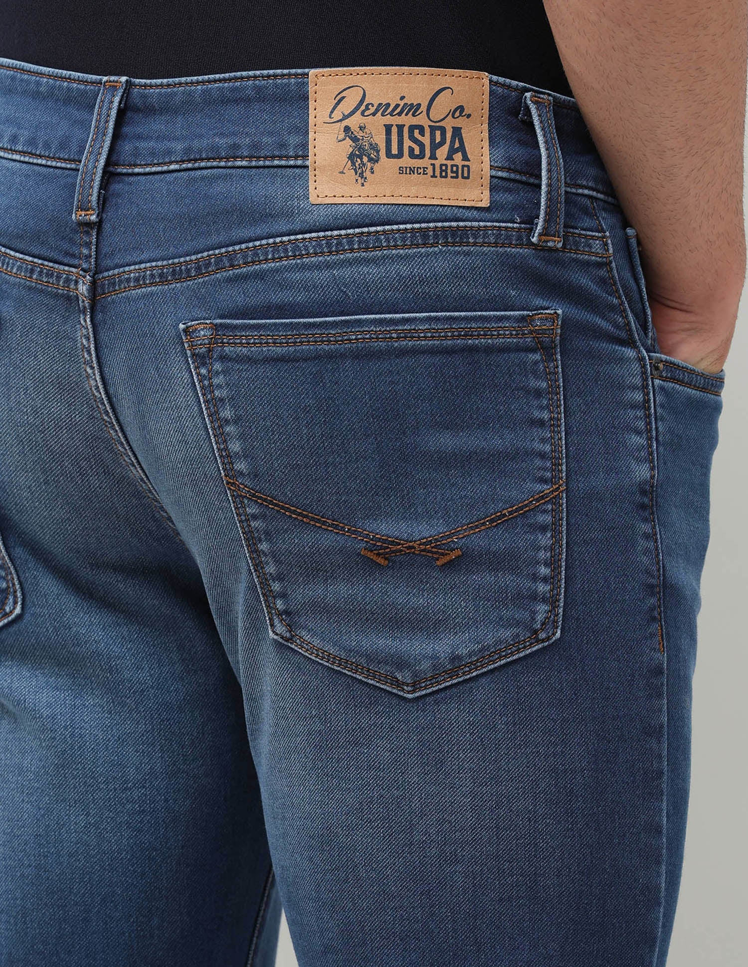 Regallo Skinny Fit Blue Jeans - Image 8