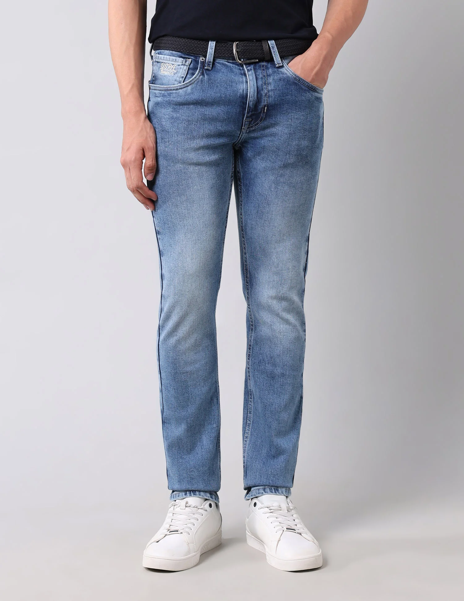 Regallo Skinny Fit Blue Jeans