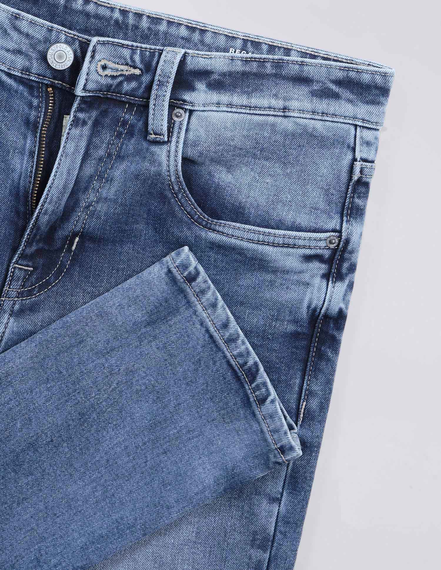 Regallo Skinny Fit Blue Jeans - Image 2