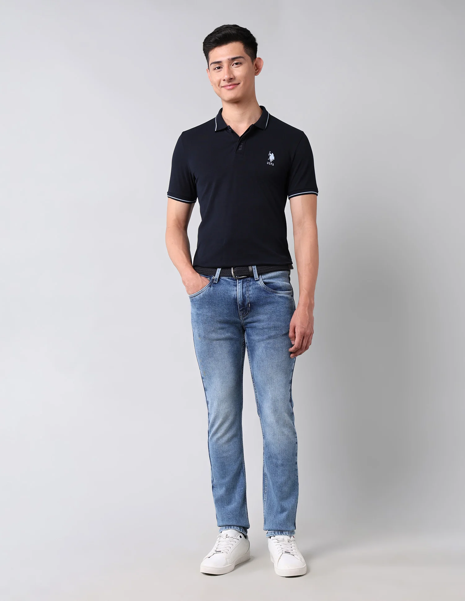 Regallo Skinny Fit Blue Jeans - Image 3