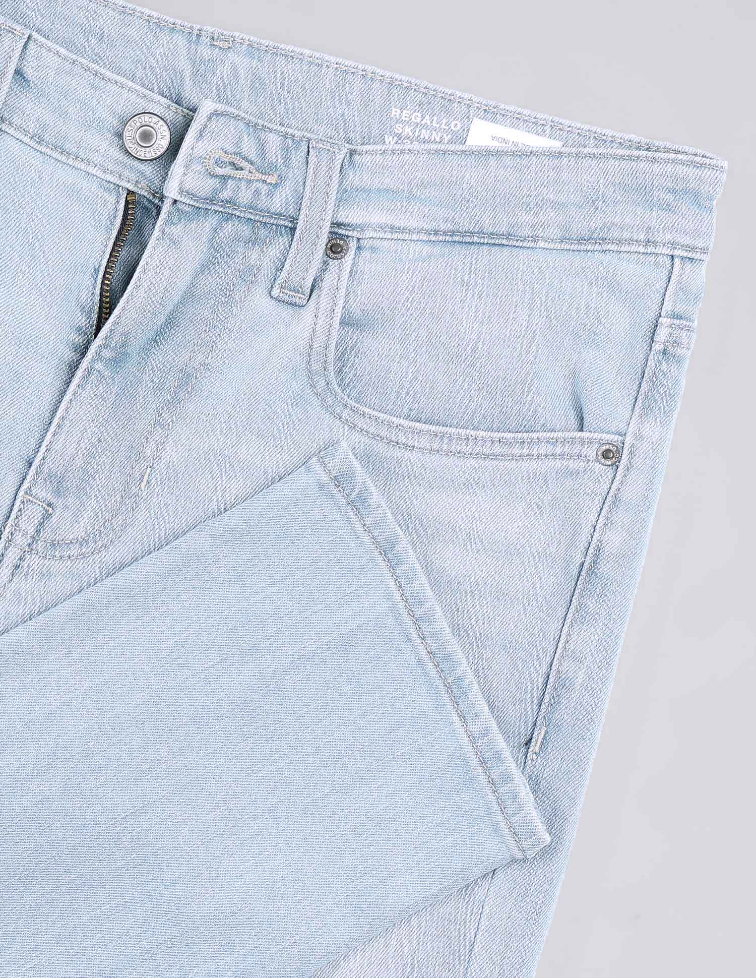 Regallo Skinny Fit Blue Jeans - Image 2