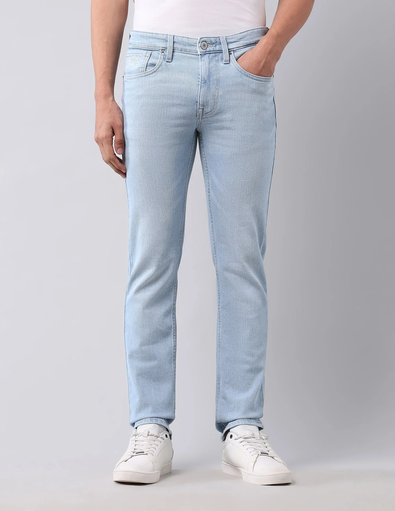 Regallo Skinny Fit Blue Jeans - Image 6