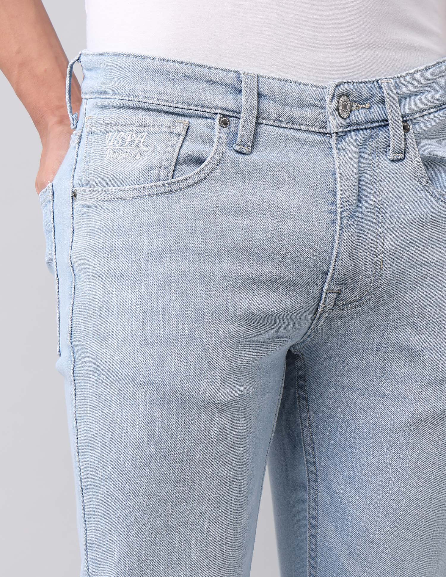Regallo Skinny Fit Blue Jeans - Image 7