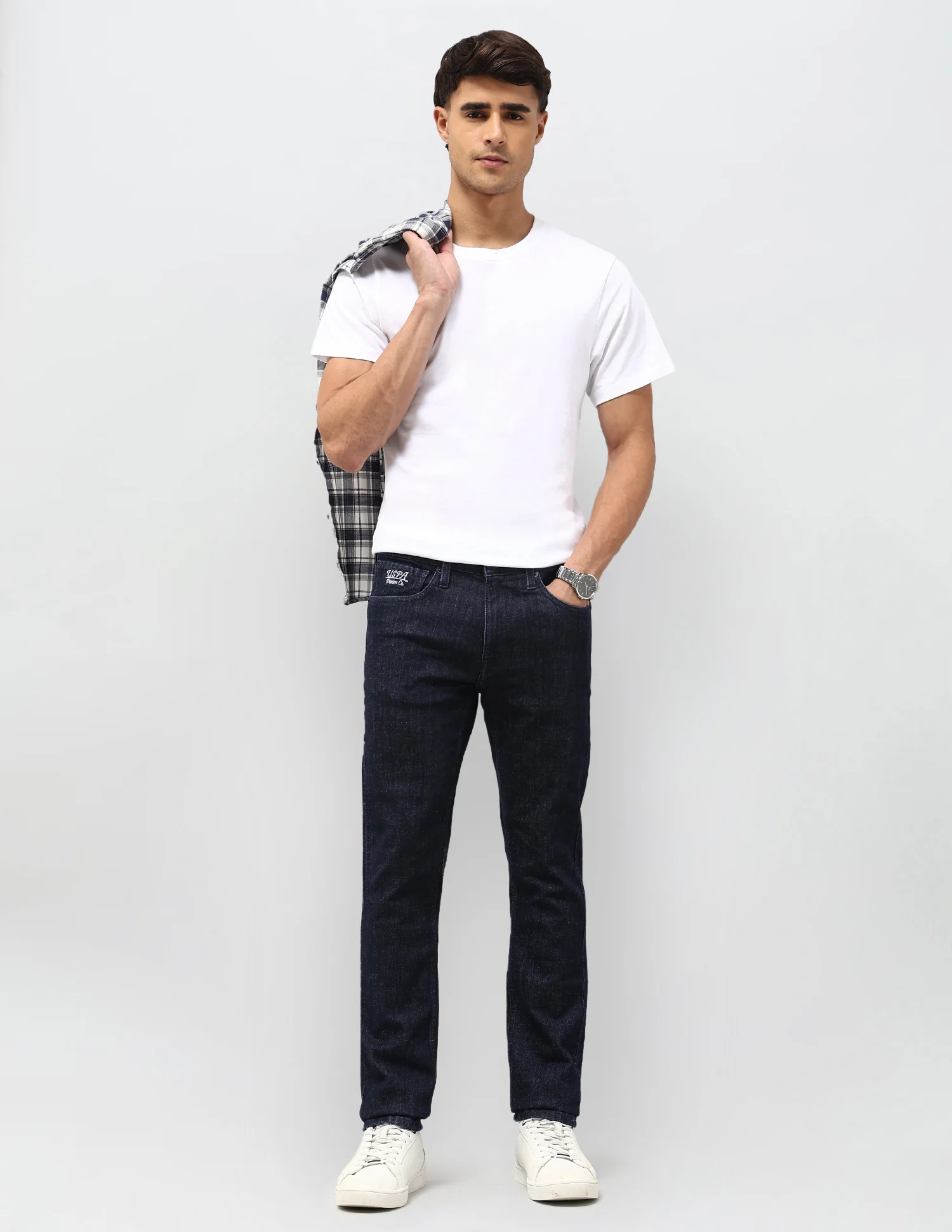 Regallo Skinny Fit Blue Jeans - Image 3