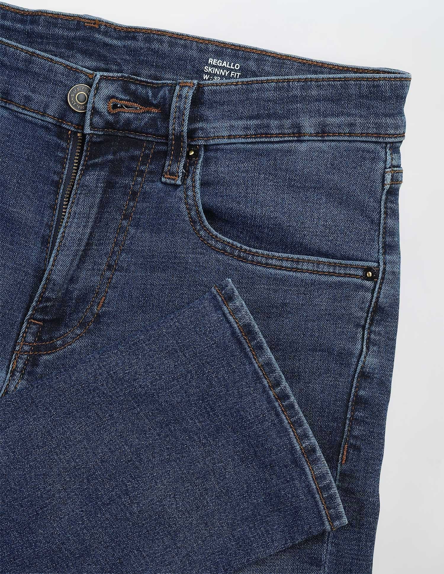 Regallo Skinny Fit Blue Jeans - Image 2