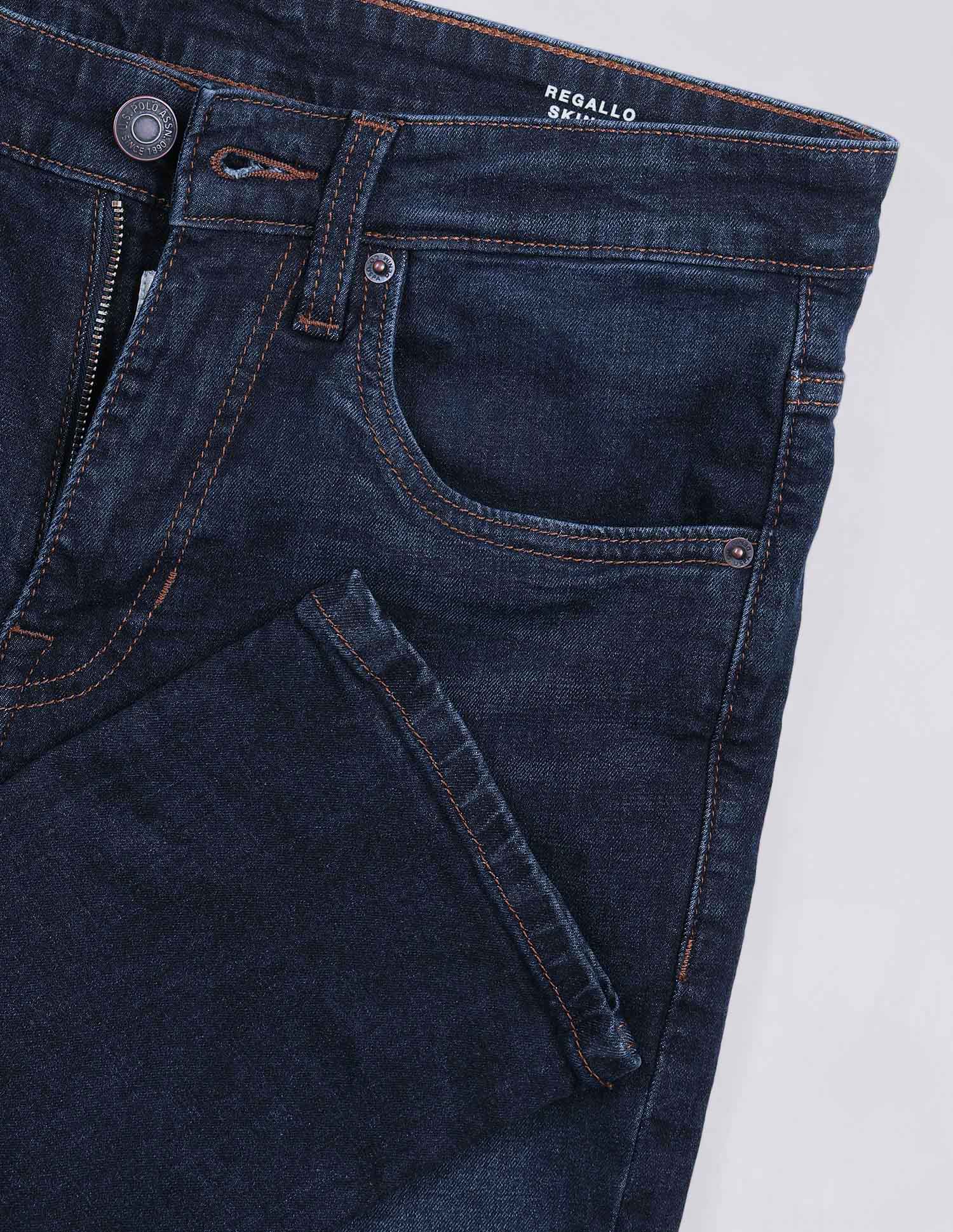 Regallo Skinny Fit Blue Jeans - Image 2
