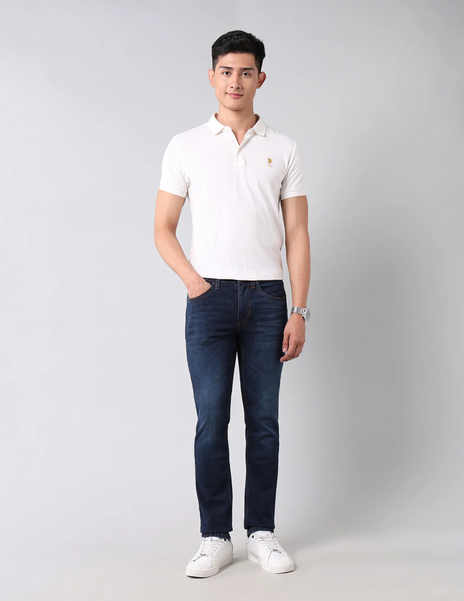 Regallo Skinny Fit Blue Jeans - Image 3