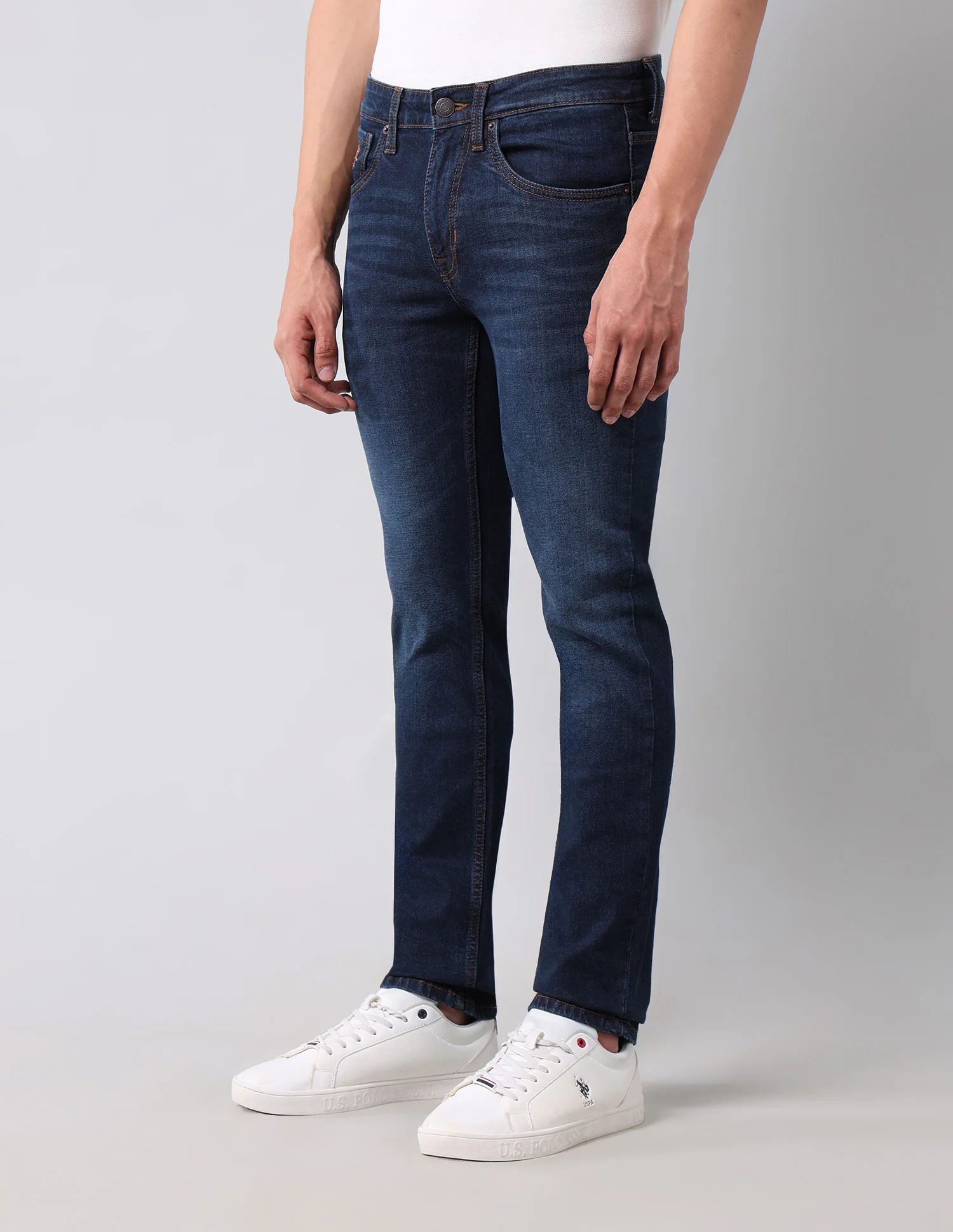 Regallo Skinny Fit Blue Jeans - Image 4