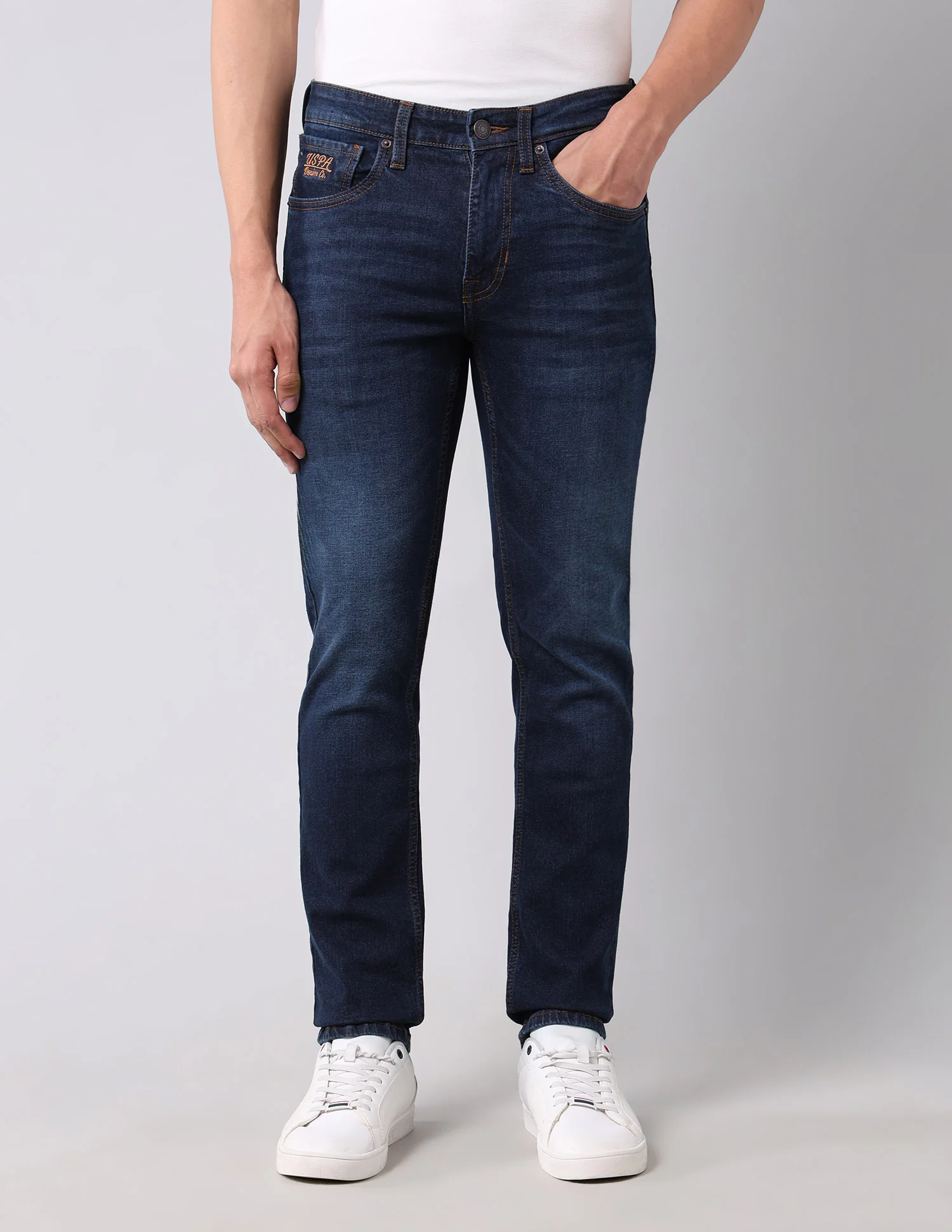 Regallo Skinny Fit Blue Jeans - Image 6