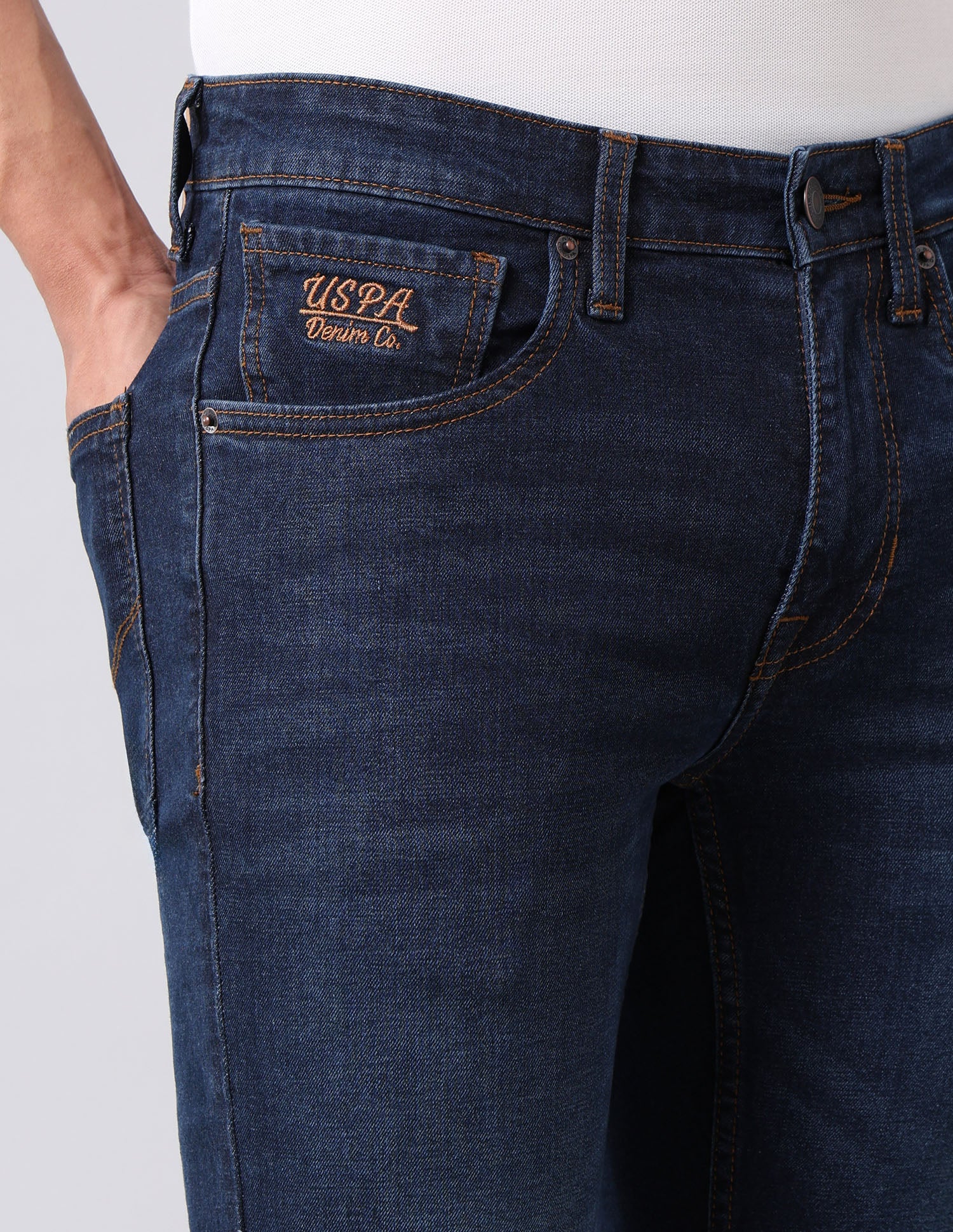 Regallo Skinny Fit Blue Jeans - Image 7