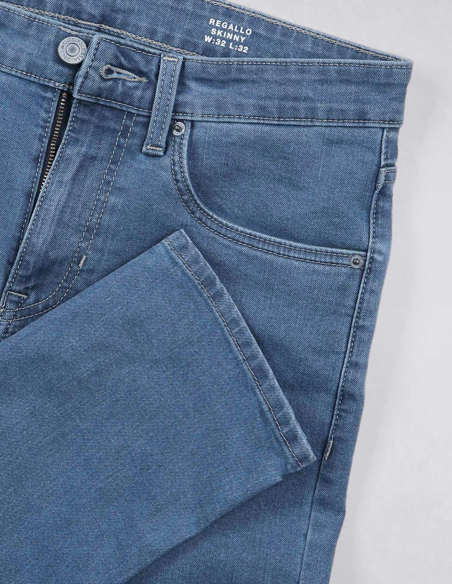 Regallo Skinny Fit Blue Jeans - Image 2