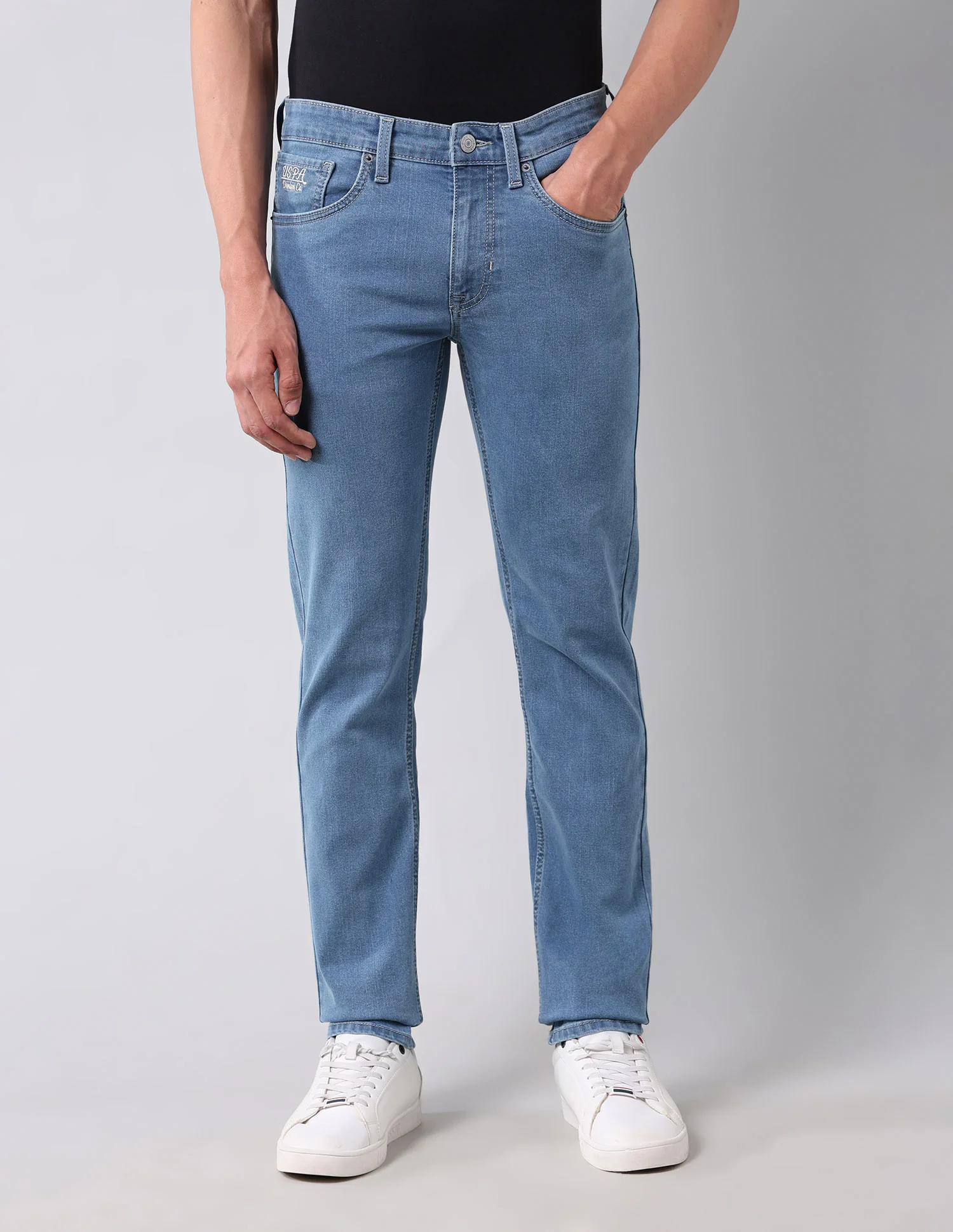 Regallo Skinny Fit Blue Jeans - Image 6