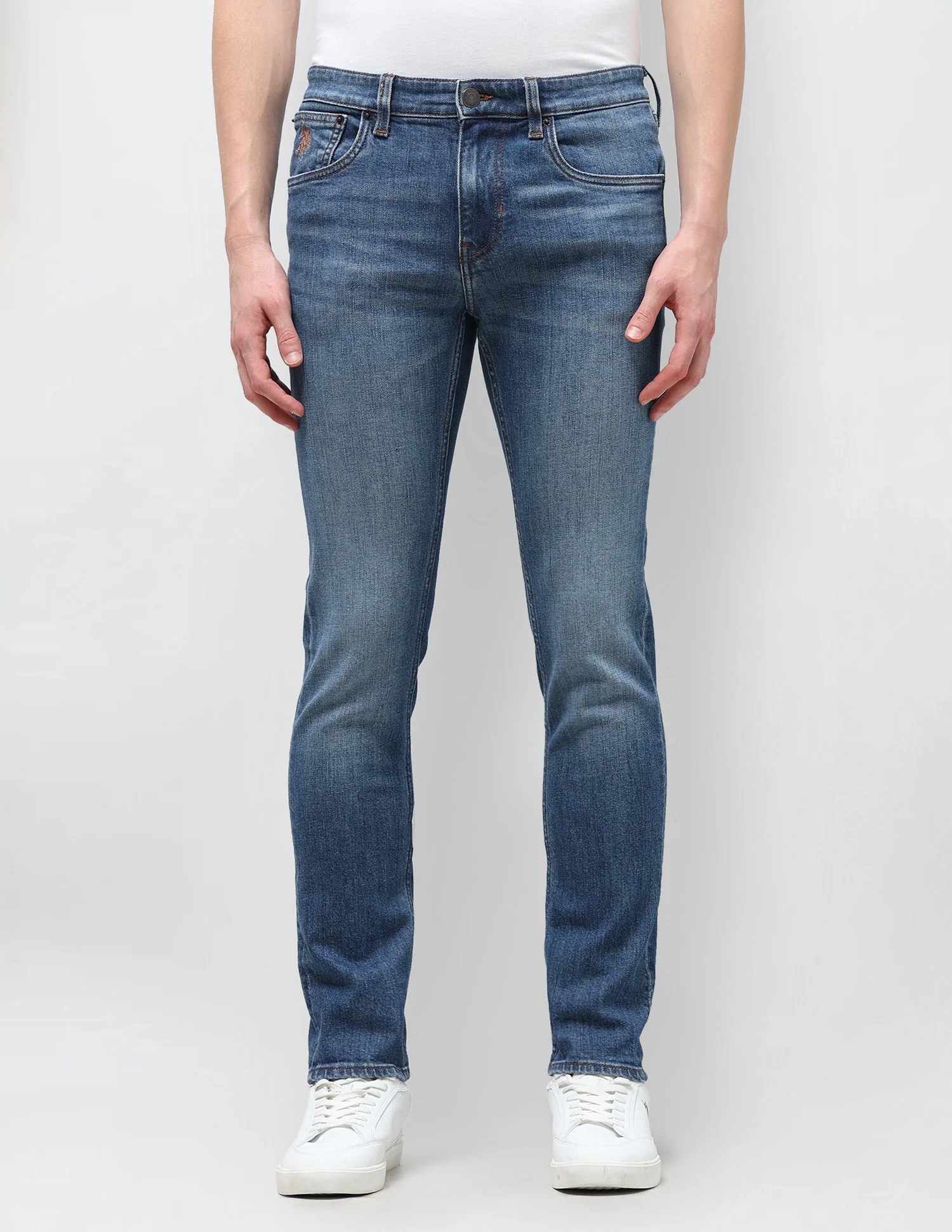 Regallo Skinny Fit Blue Jeans - Image 6