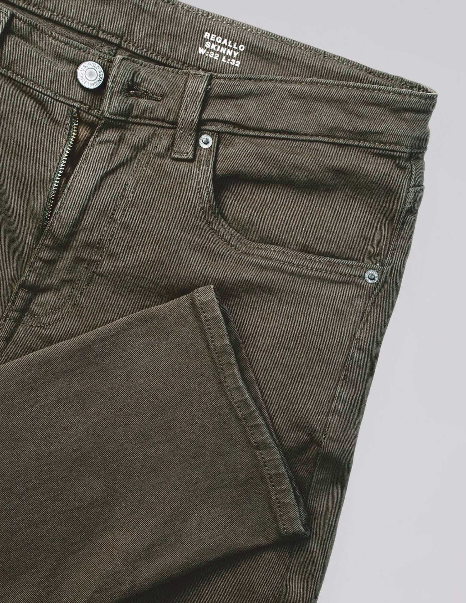 Regallo Skinny Fit Green Jeans - Image 2