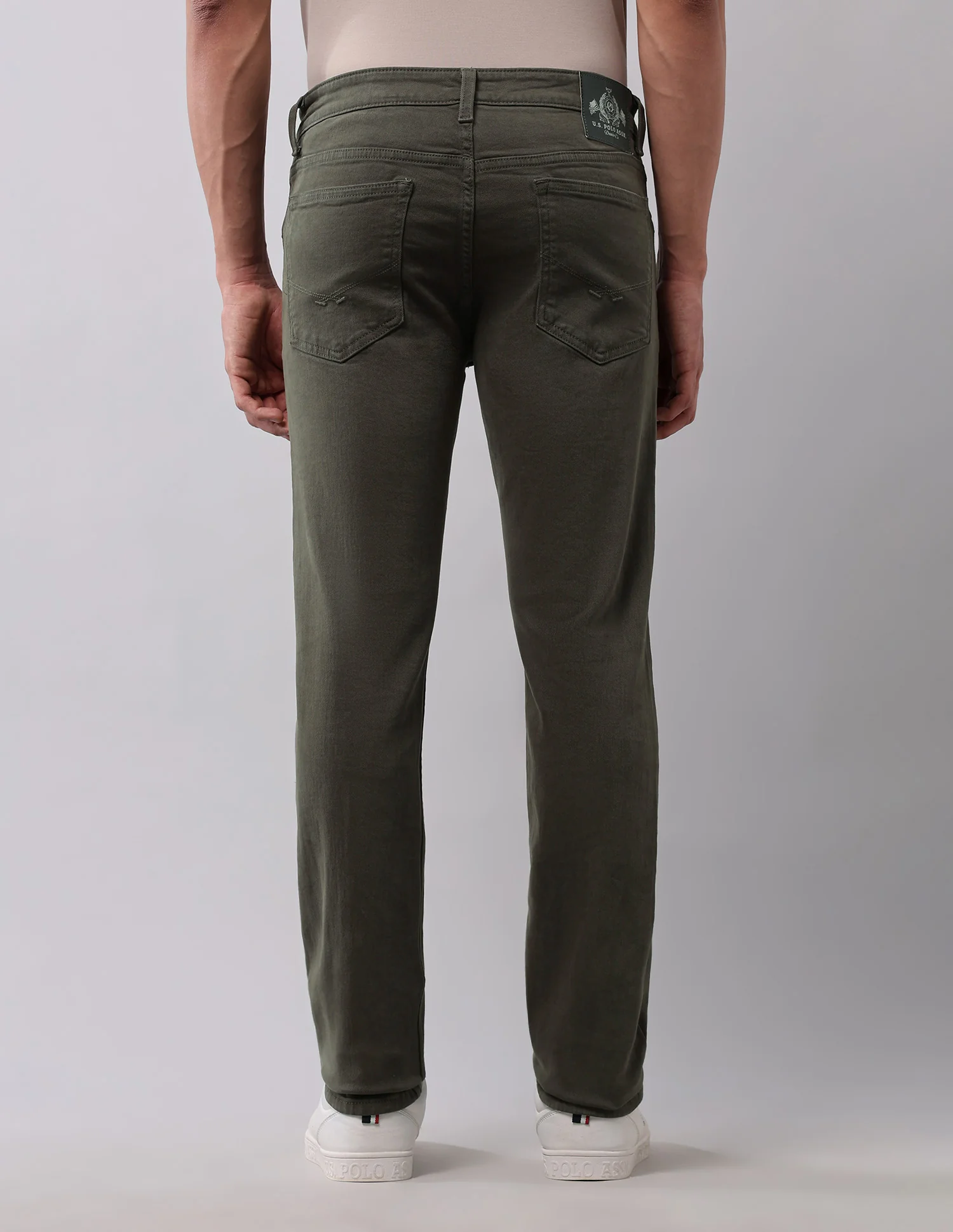 Regallo Skinny Fit Green Jeans - Image 5