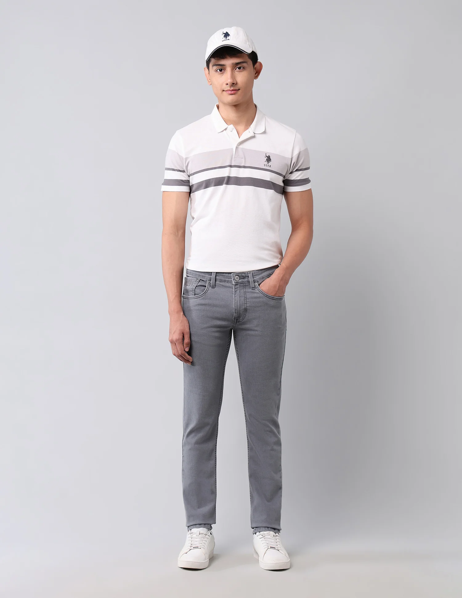 Regallo Skinny Fit Grey Jeans - Image 3
