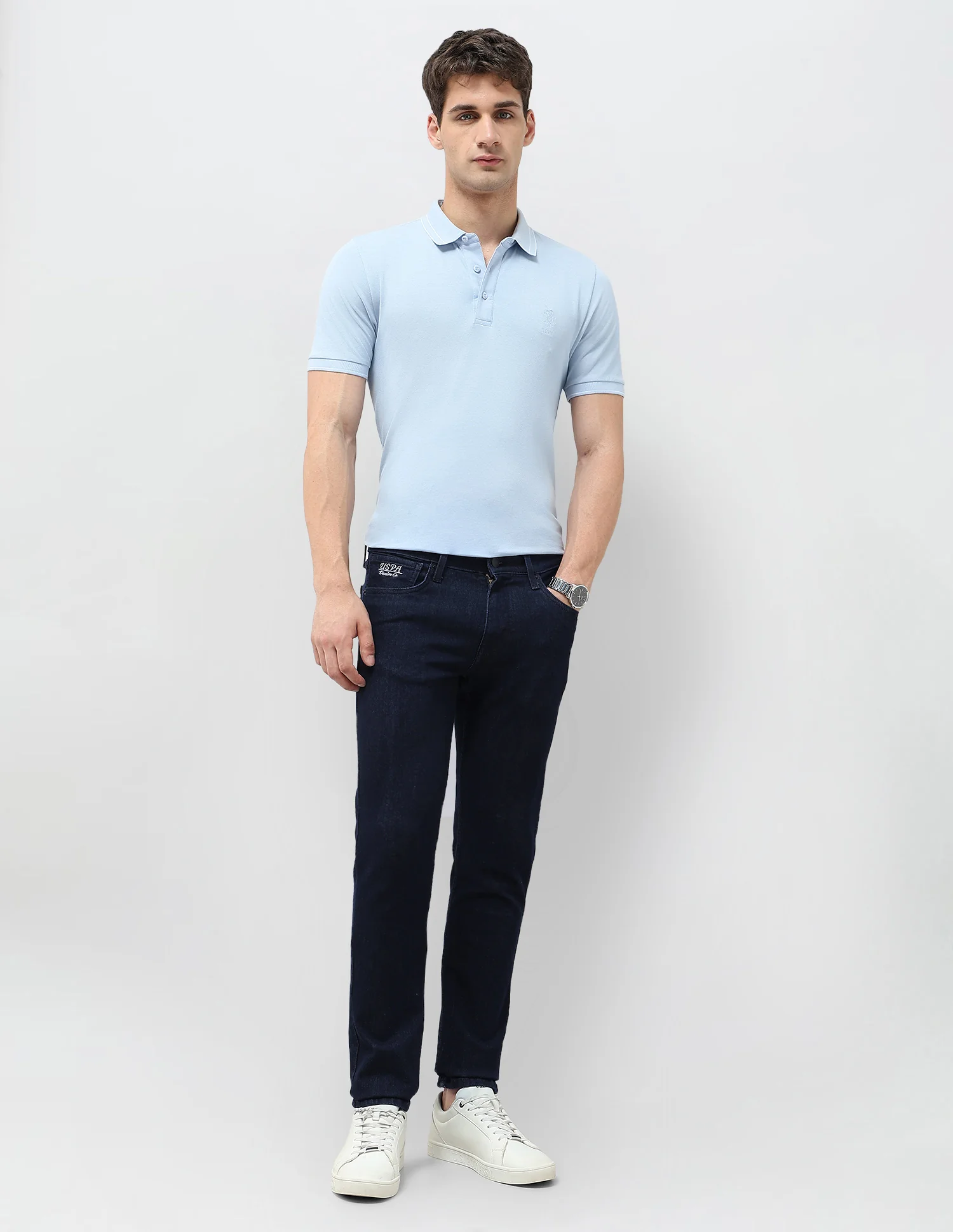 Regallo Skinny Fit Mid Rise Jeans - Image 3