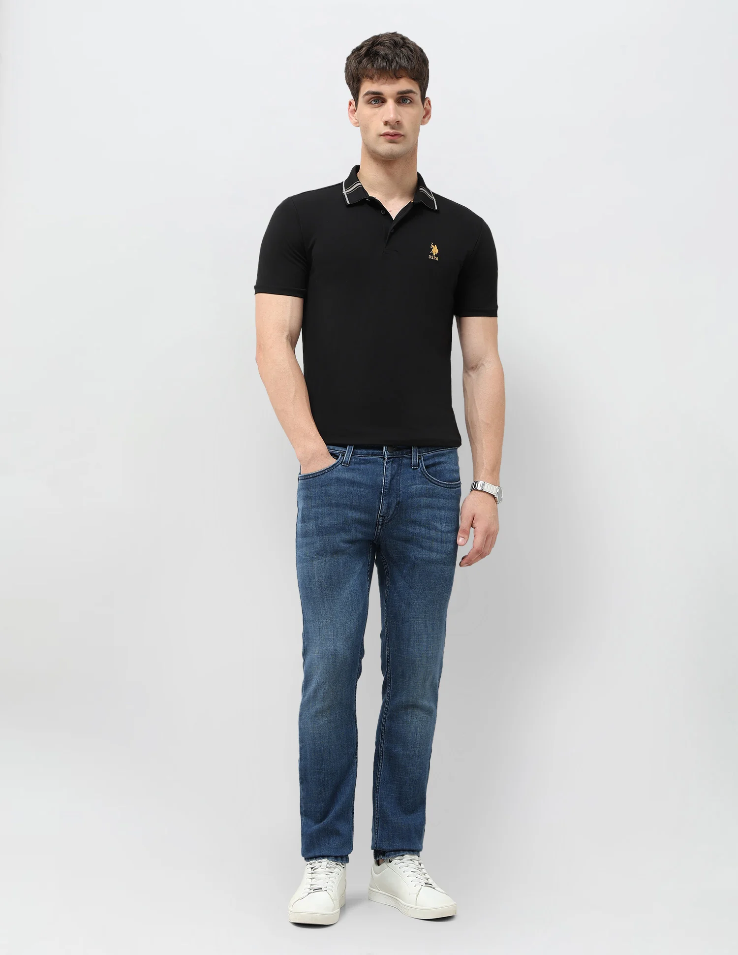 Regallo Skinny Fit Mid Rise Jeans - Image 3