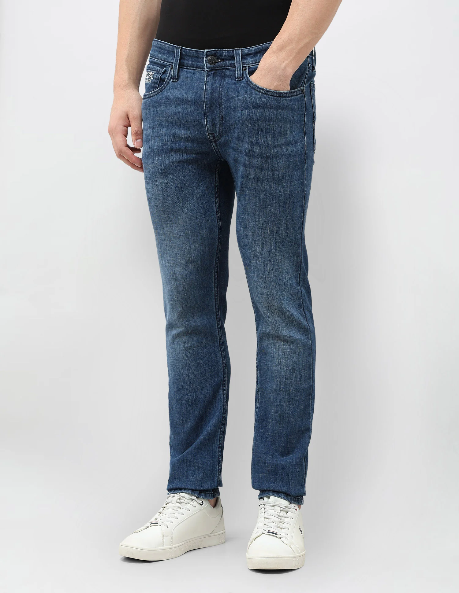 Regallo Skinny Fit Mid Rise Jeans - Image 4