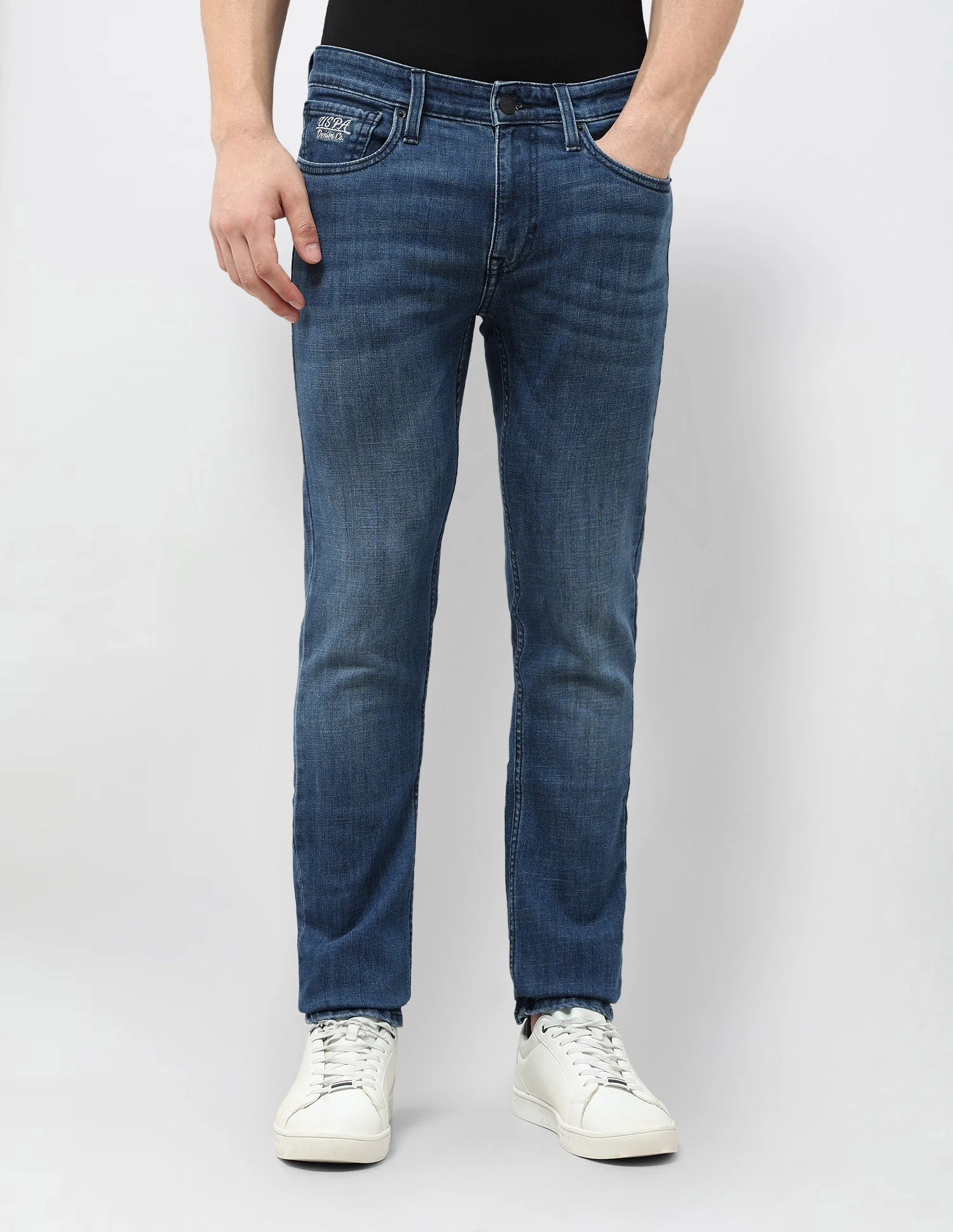 Regallo Skinny Fit Mid Rise Jeans - Image 6