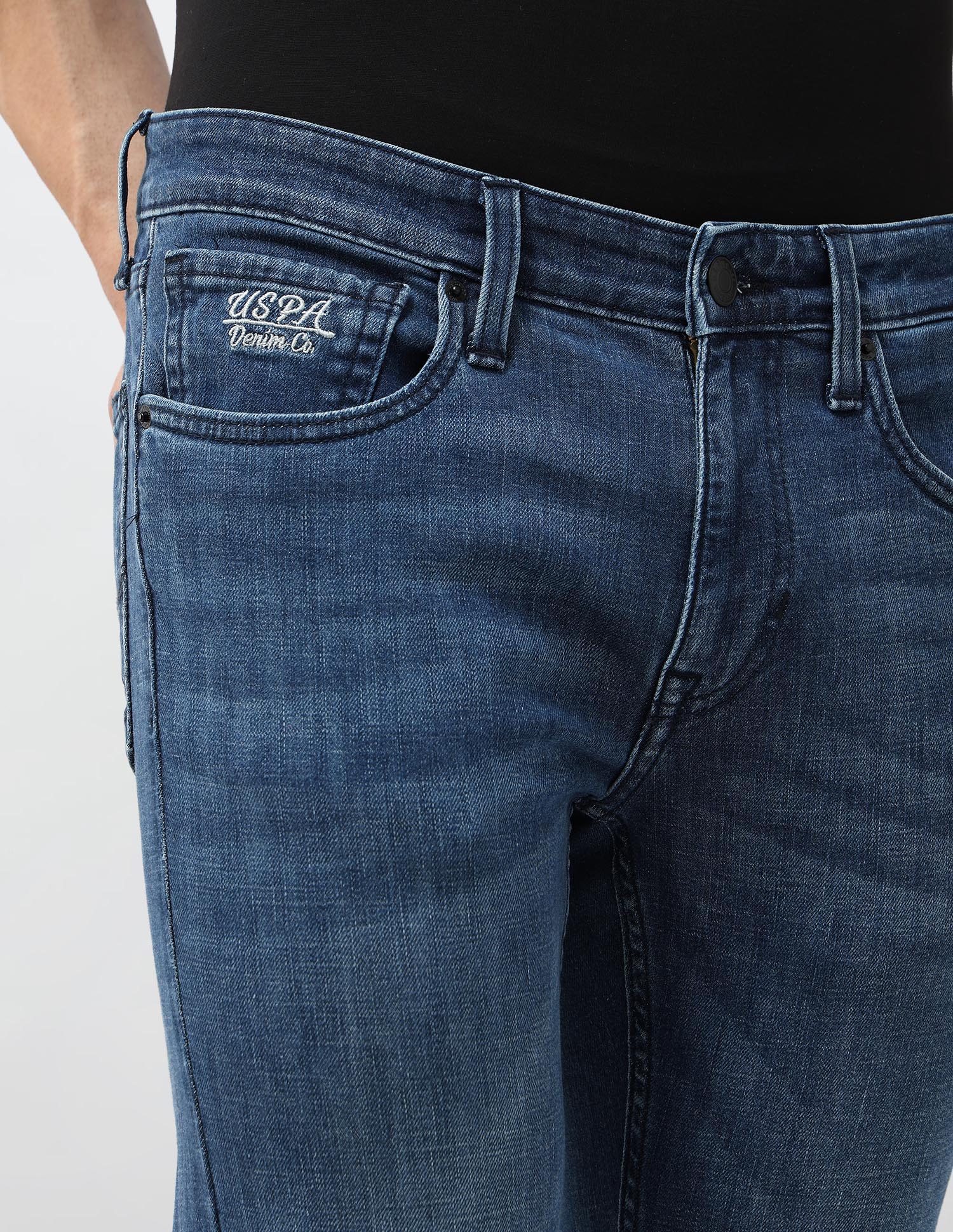 Regallo Skinny Fit Mid Rise Jeans - Image 7