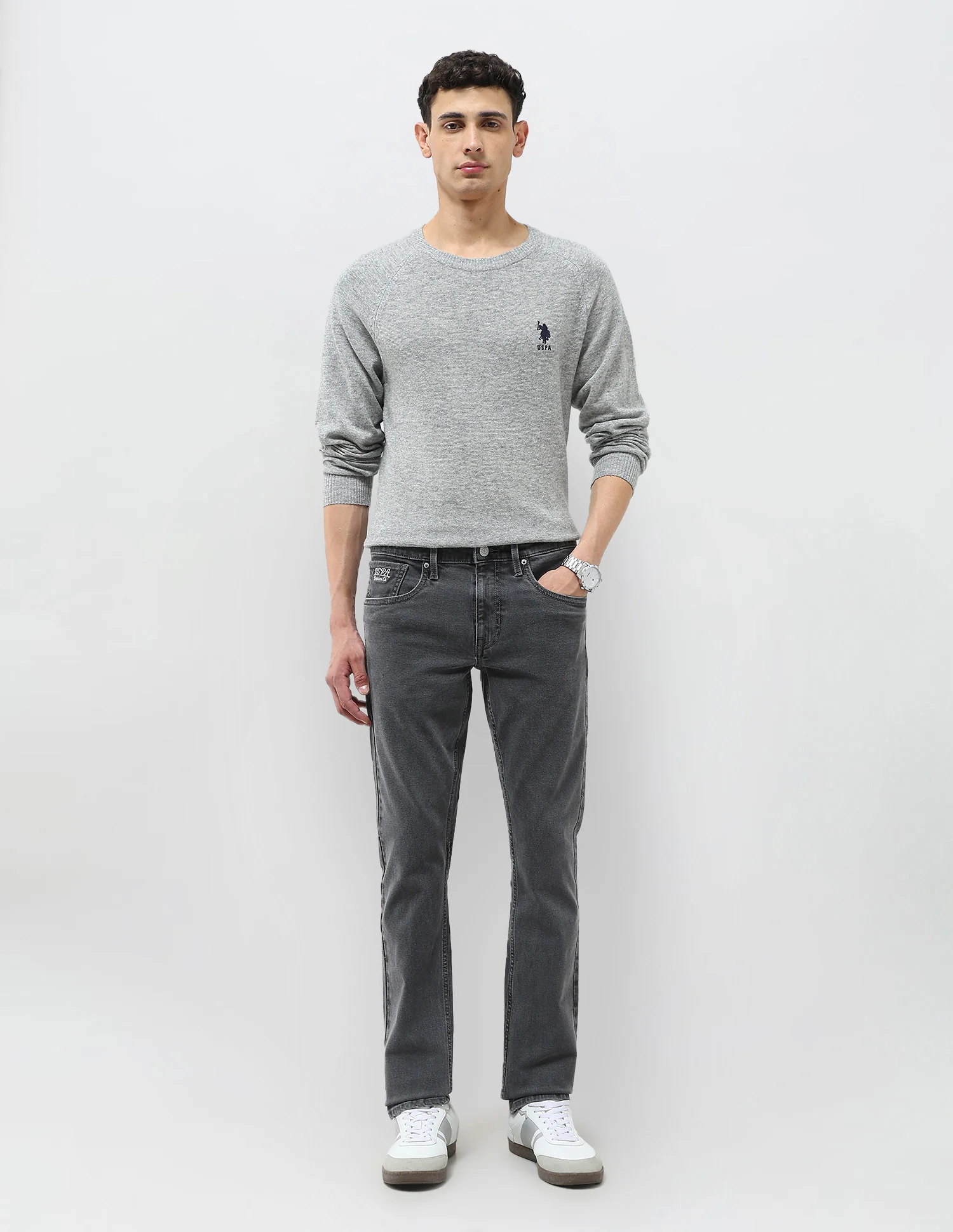 Regallo Skinny Fit Mid Rise Jeans - Image 3