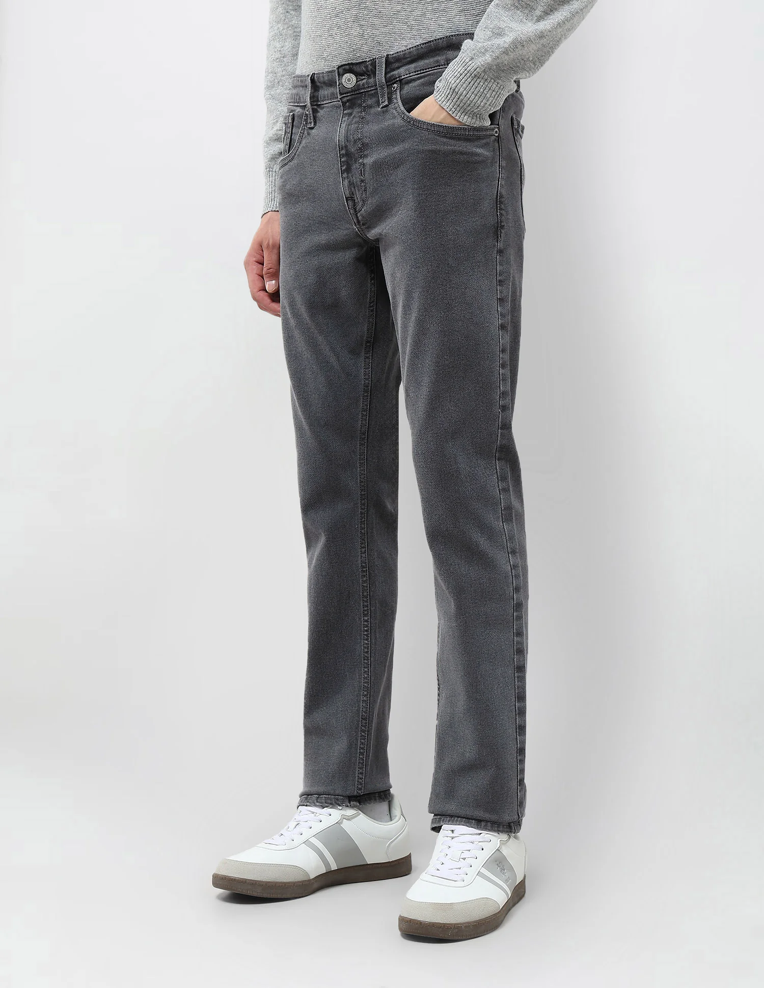 Regallo Skinny Fit Mid Rise Jeans - Image 4