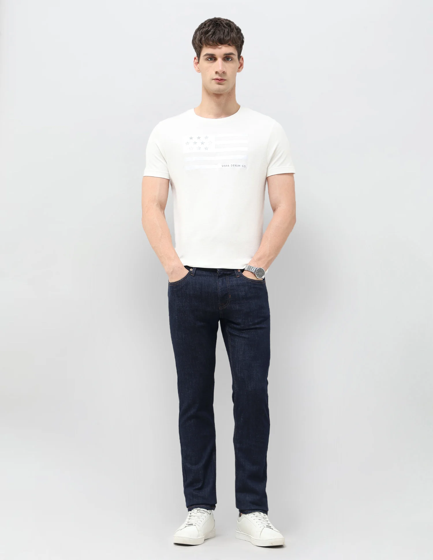 Regallo Skinny Fit Mid Rise Jeans - Image 3