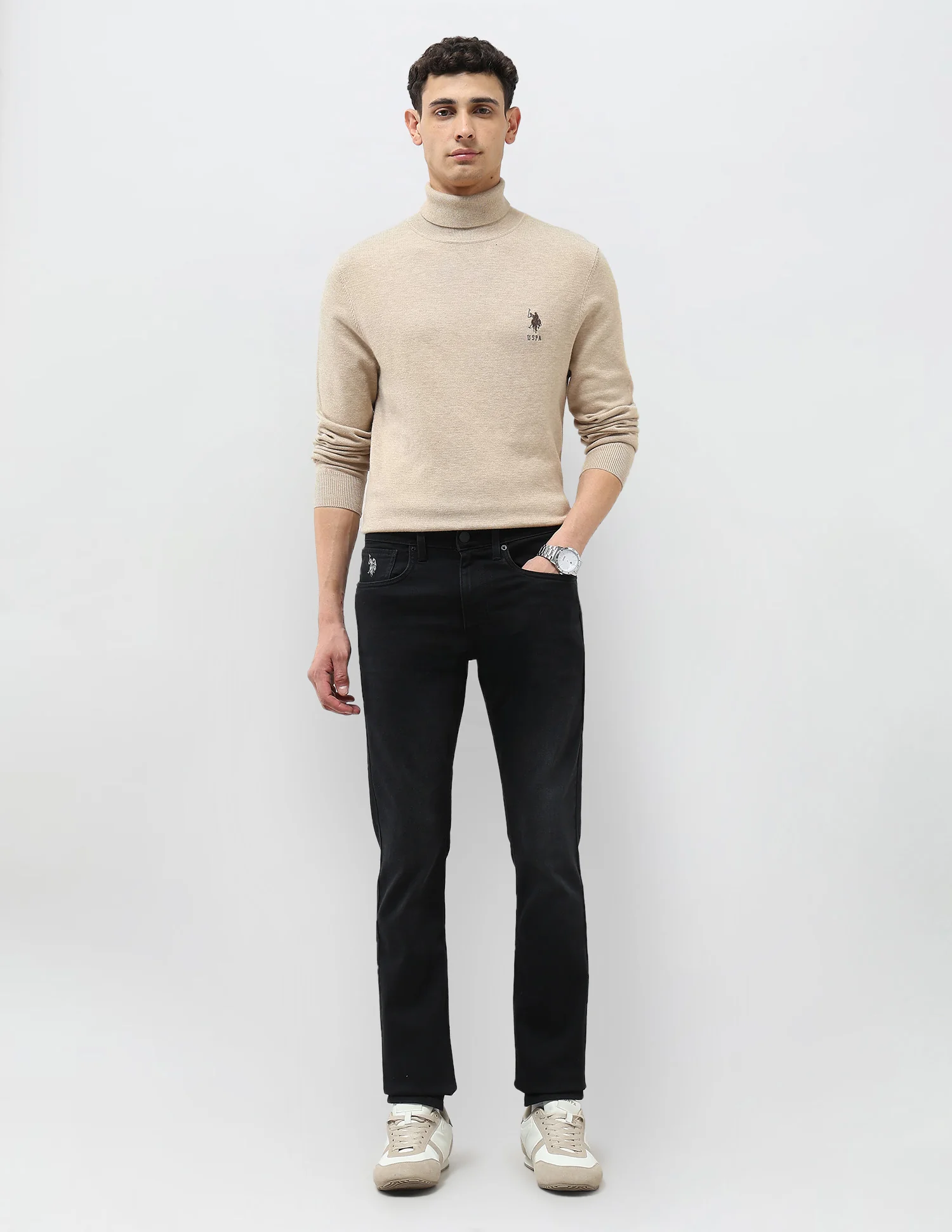 Regallo Skinny Fit Mid Rise Jeans - Image 3