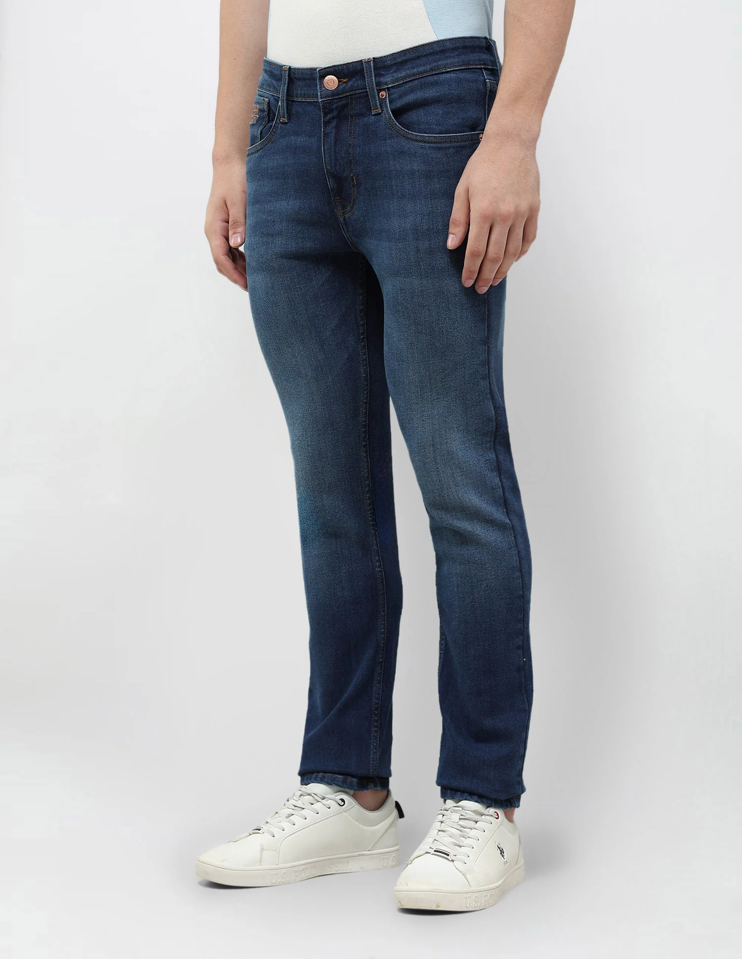 Regallo Skinny Fit Mid Rise Jeans - Image 4