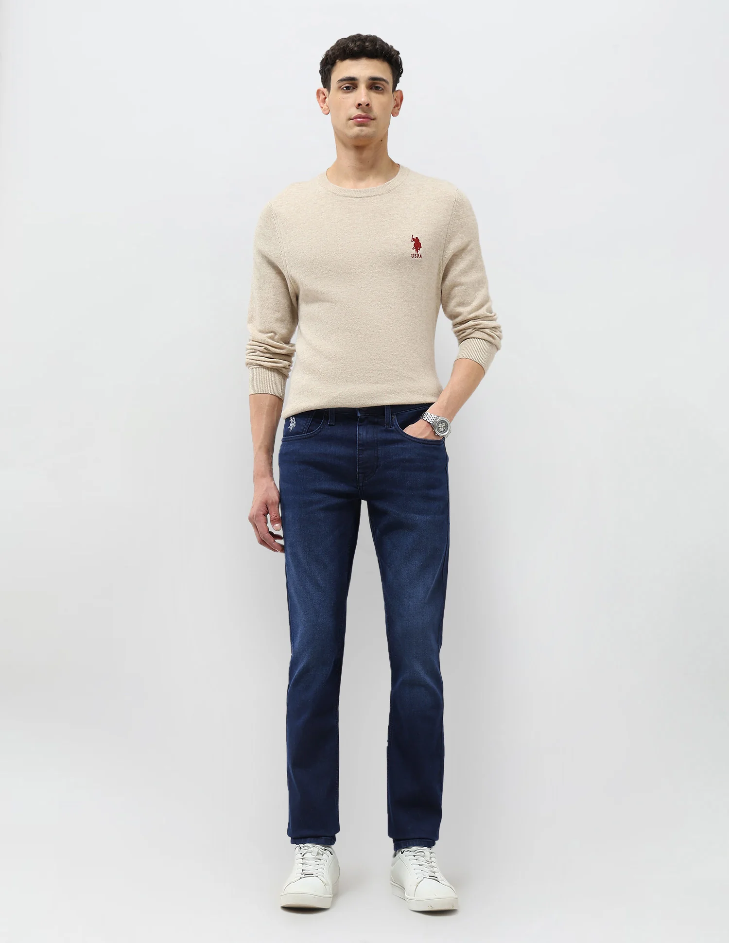 Regallo Skinny Fit Mid Rise Jeans - Image 3