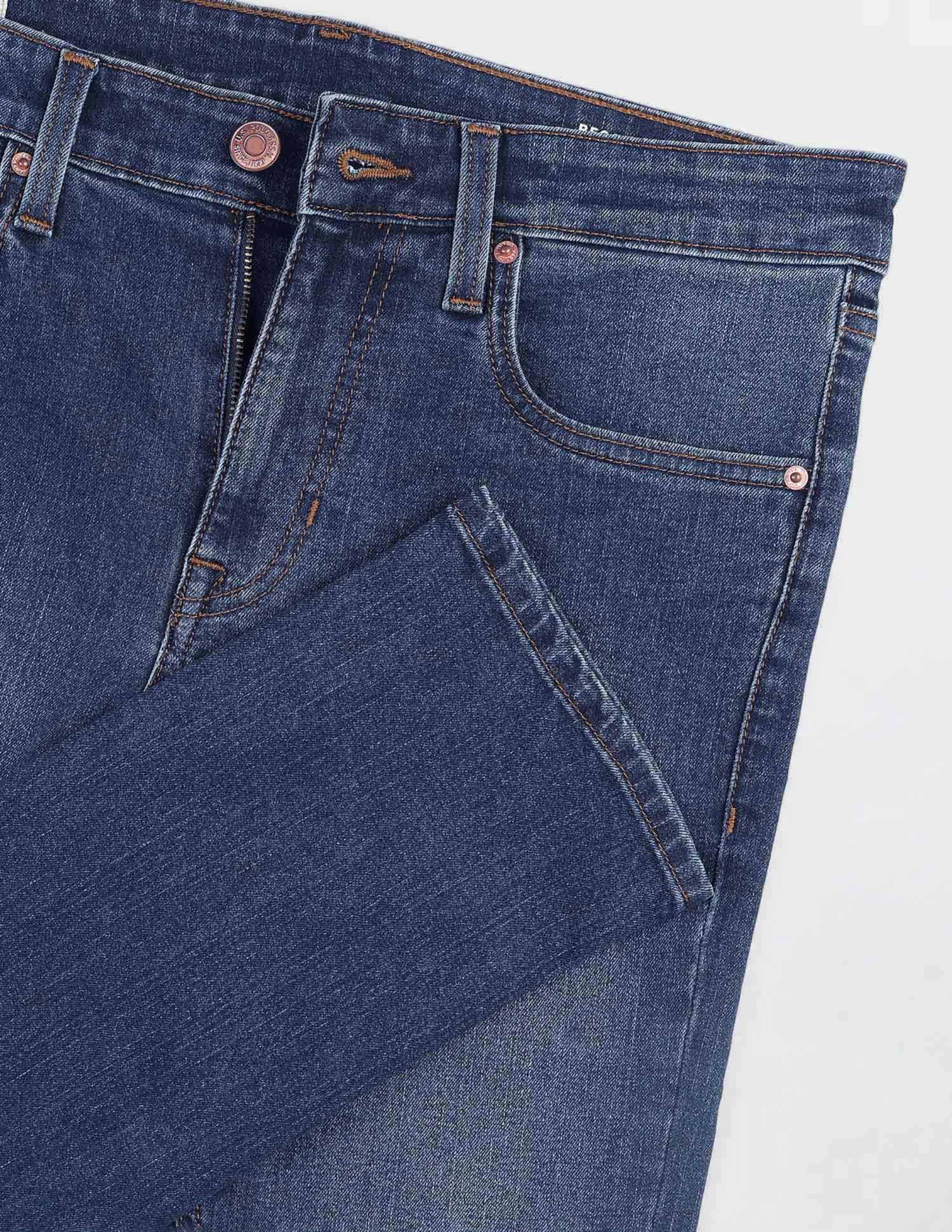 Regallo Skinny Fit Stone Washed Jeans - Image 2