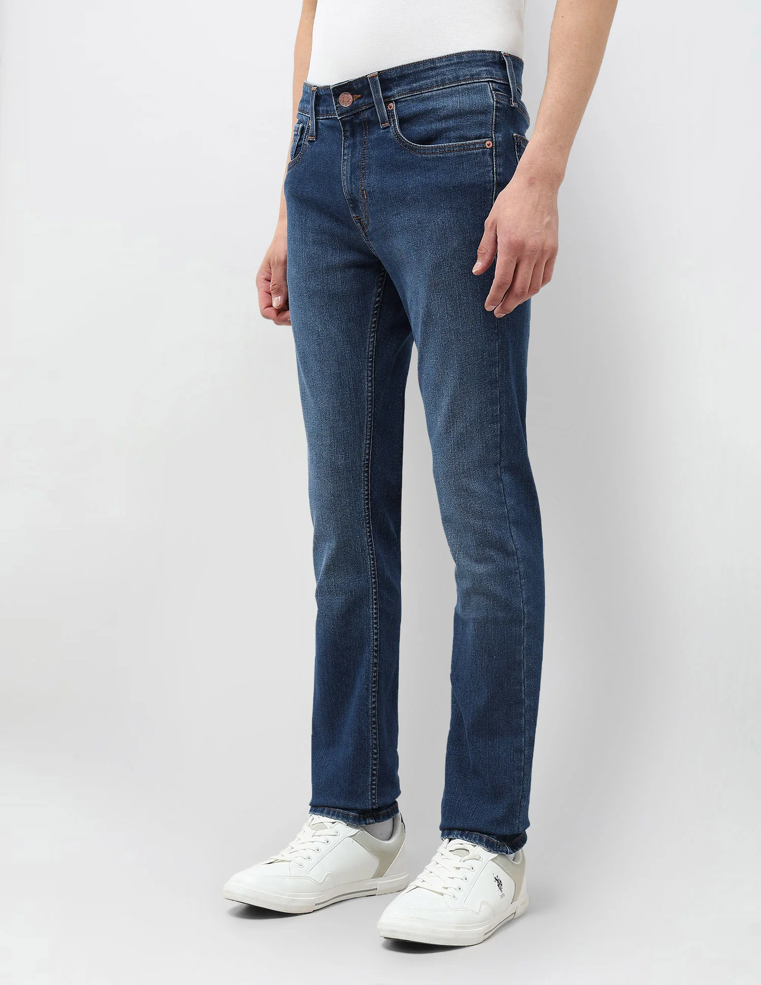 Regallo Skinny Fit Stone Washed Jeans - Image 4