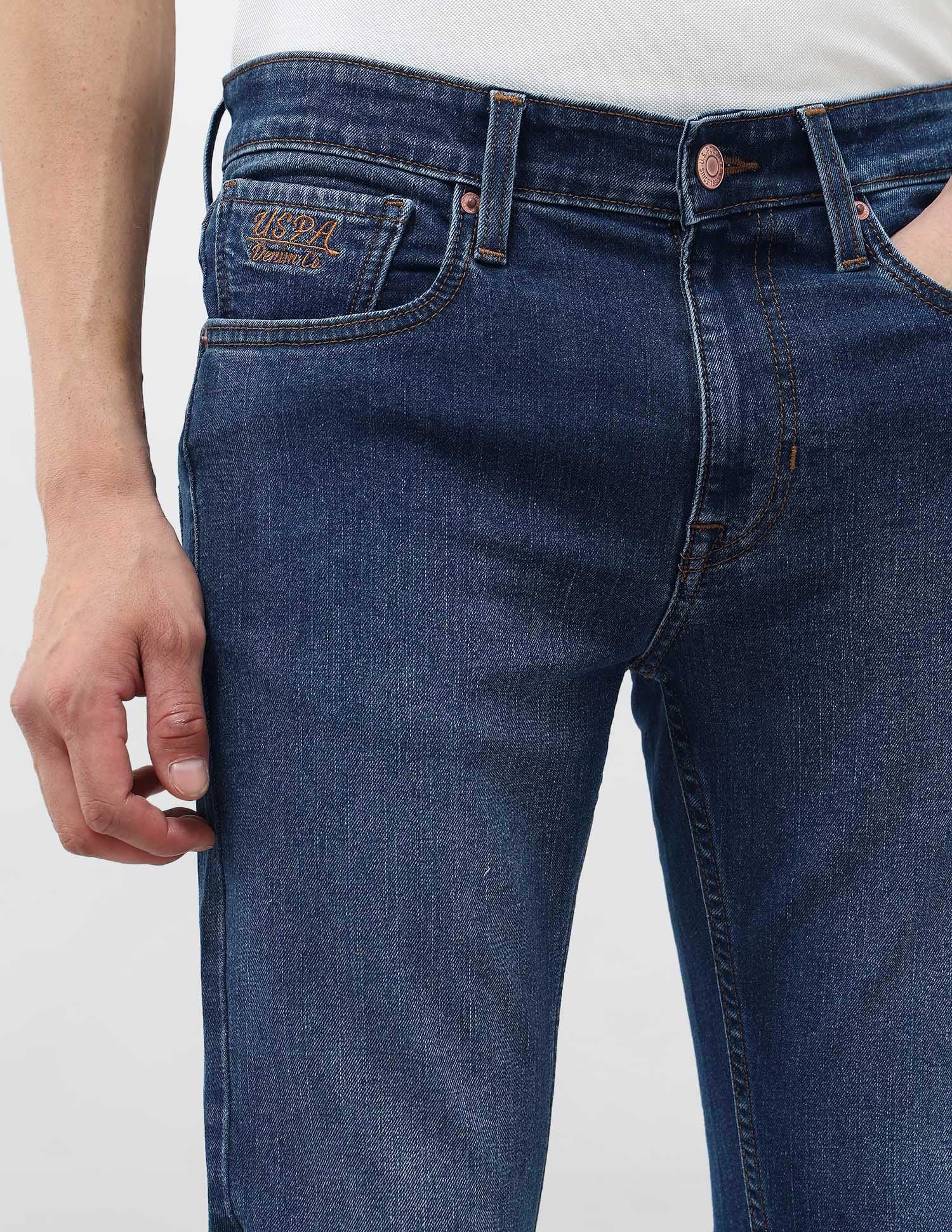 Regallo Skinny Fit Stone Washed Jeans - Image 7