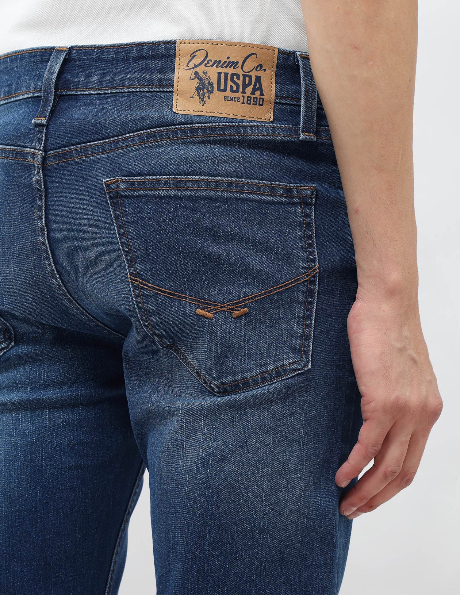 Regallo Skinny Fit Stone Washed Jeans - Image 8