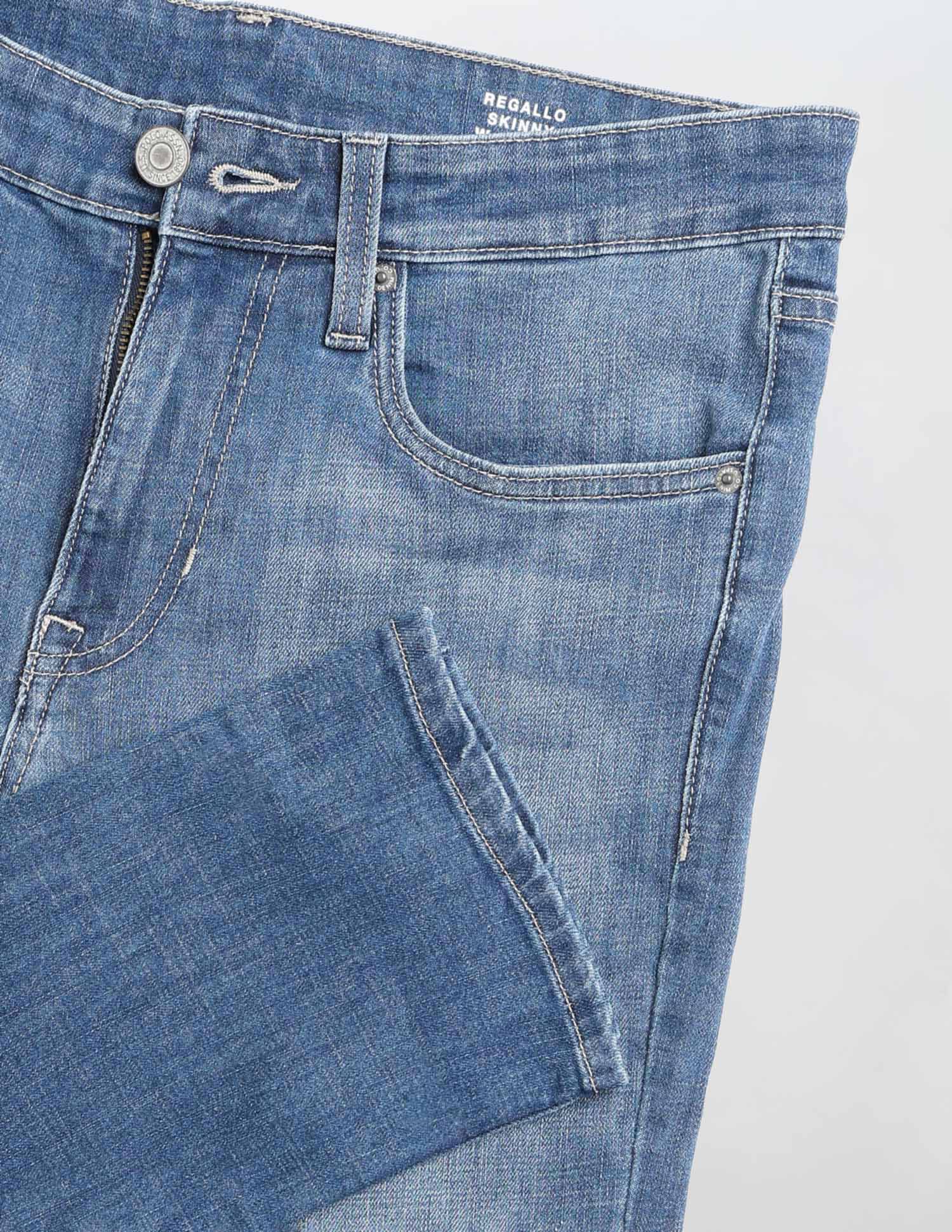 Regallo Skinny Fit Whiskered Jeans - Image 2