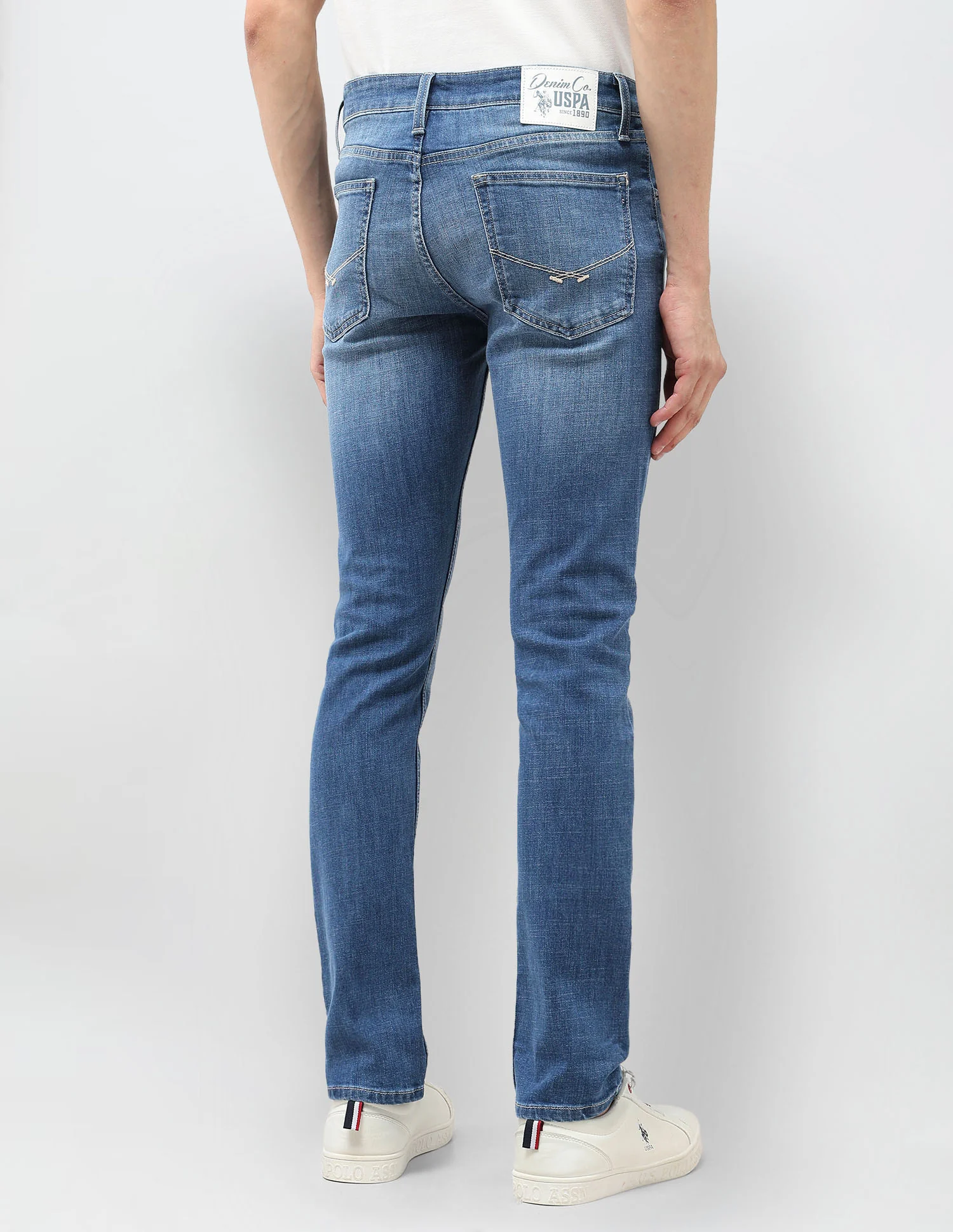 Regallo Skinny Fit Whiskered Jeans - Image 5