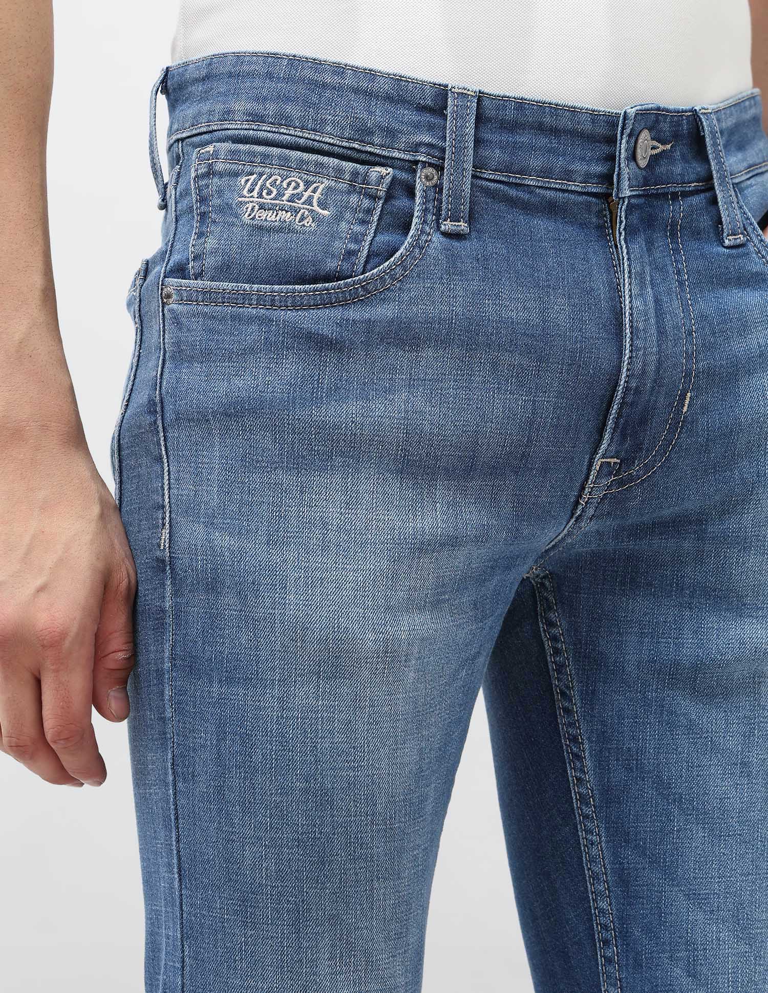 Regallo Skinny Fit Whiskered Jeans - Image 7